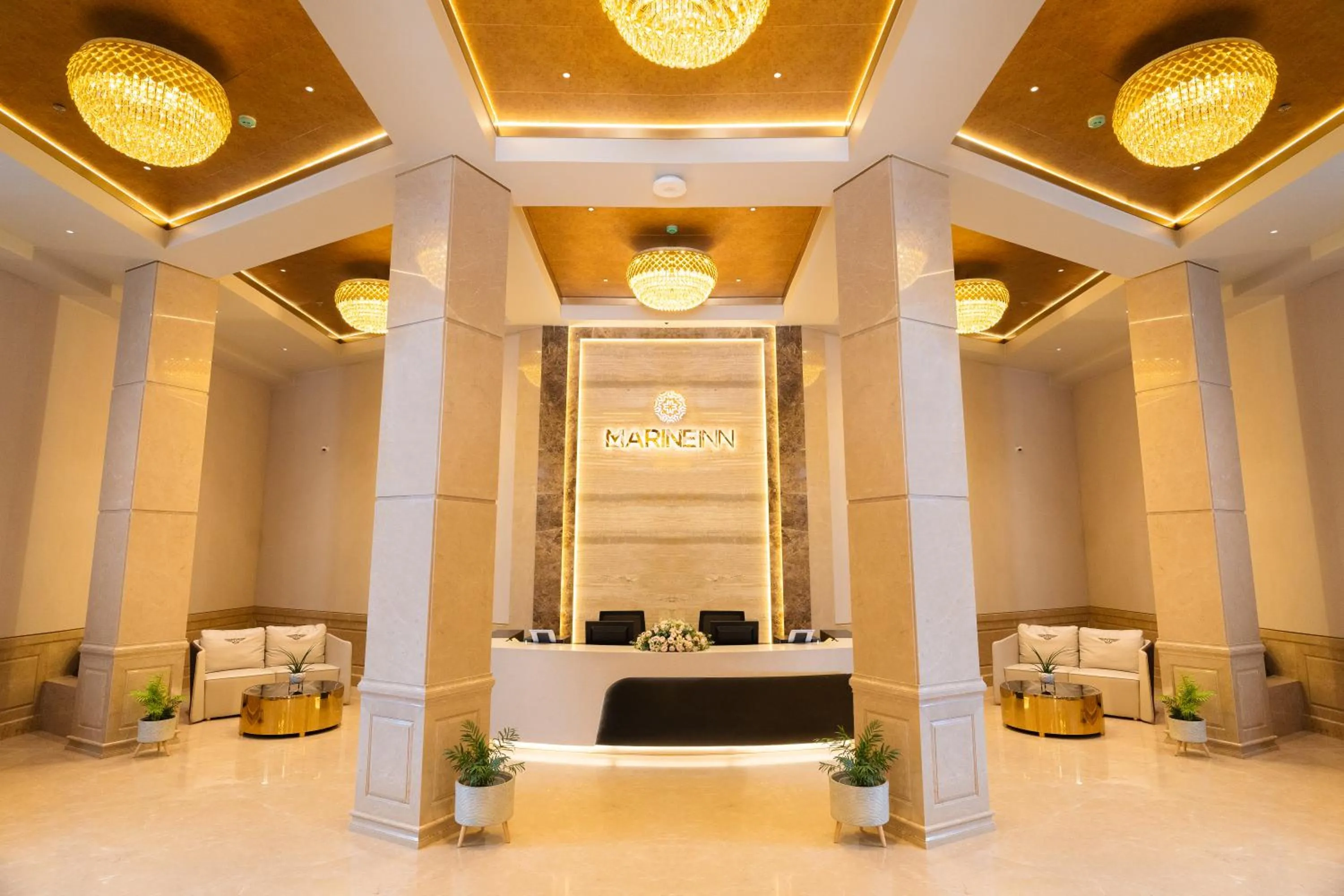 Lobby or reception in Marine Inn Hotel