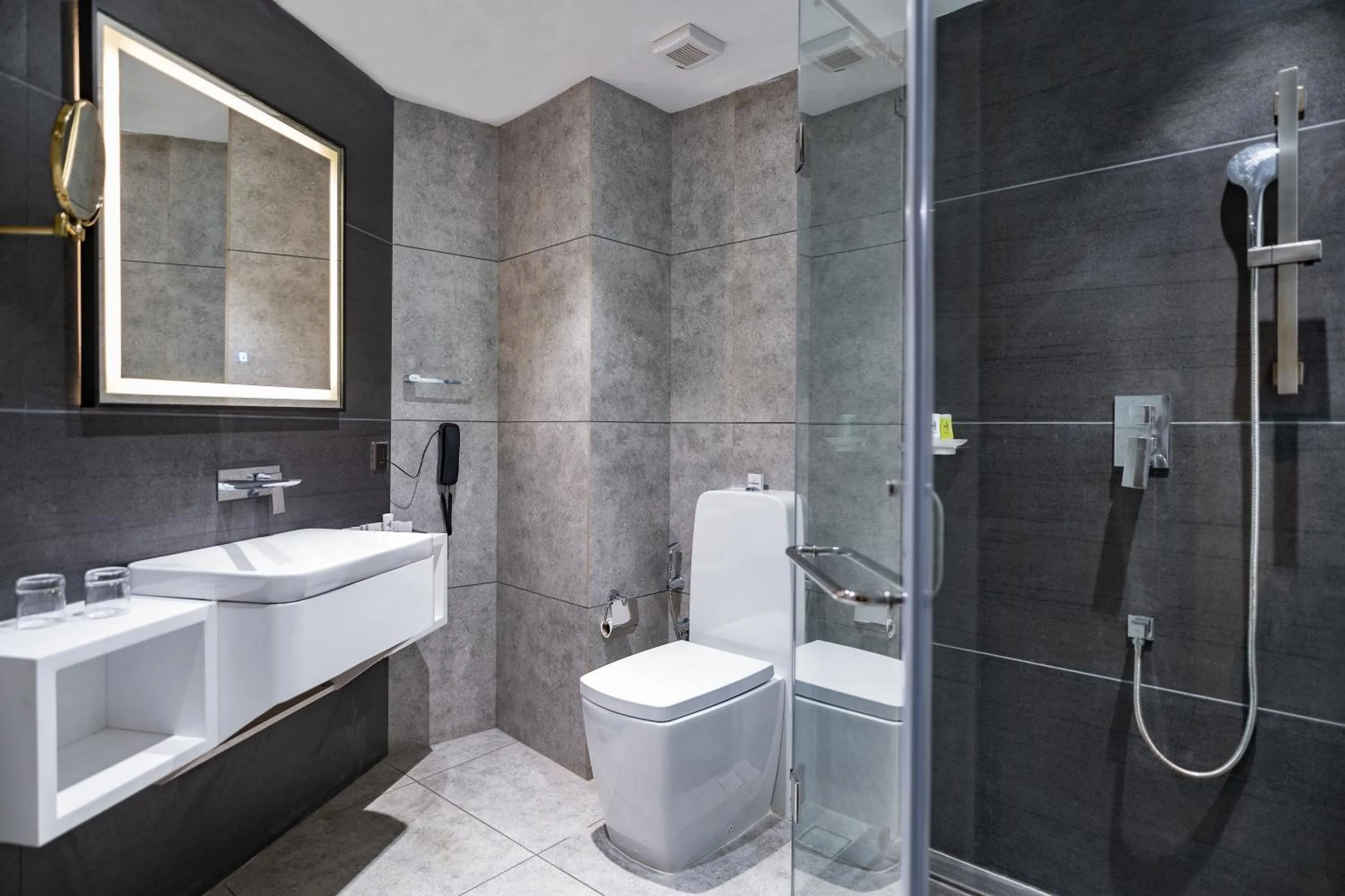 Bathroom in Marine Inn Hotel