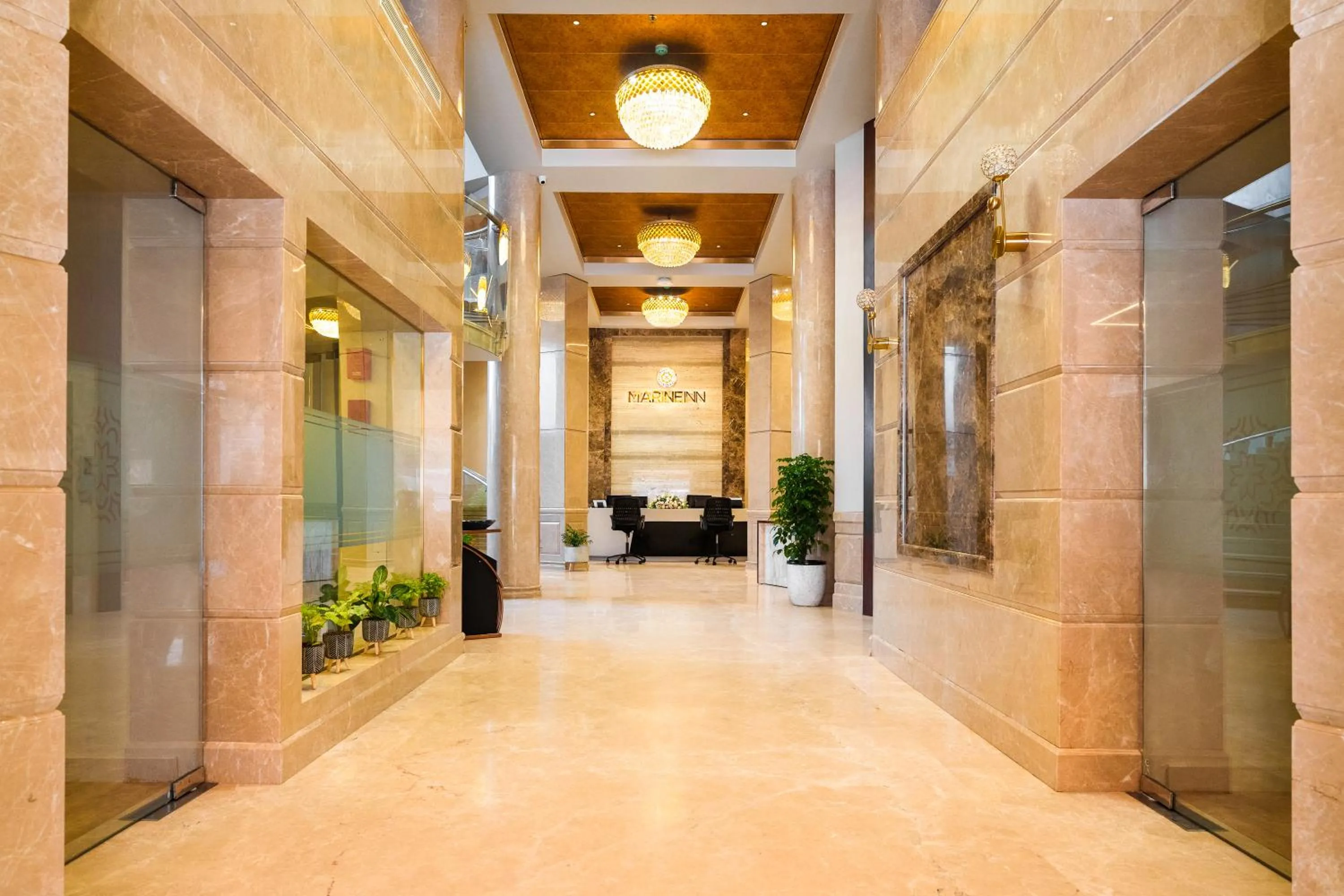 Lobby or reception in Marine Inn Hotel