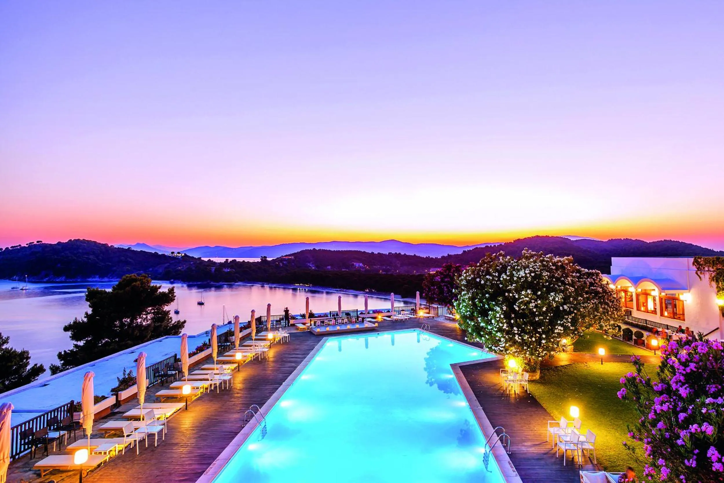 Swimming pool in Skiathos Palace Hotel