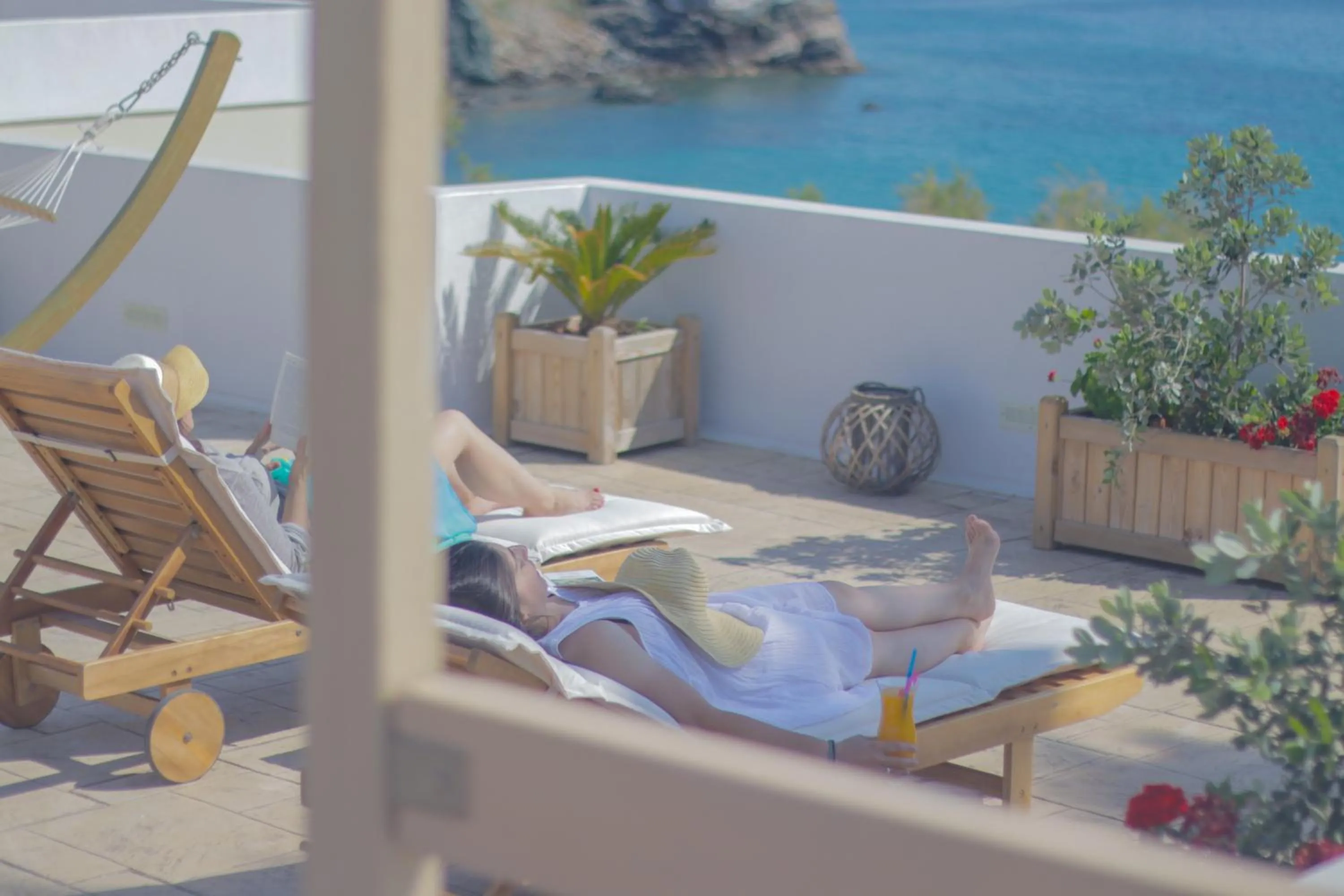 Balcony/Terrace in Brazzera Hotel
