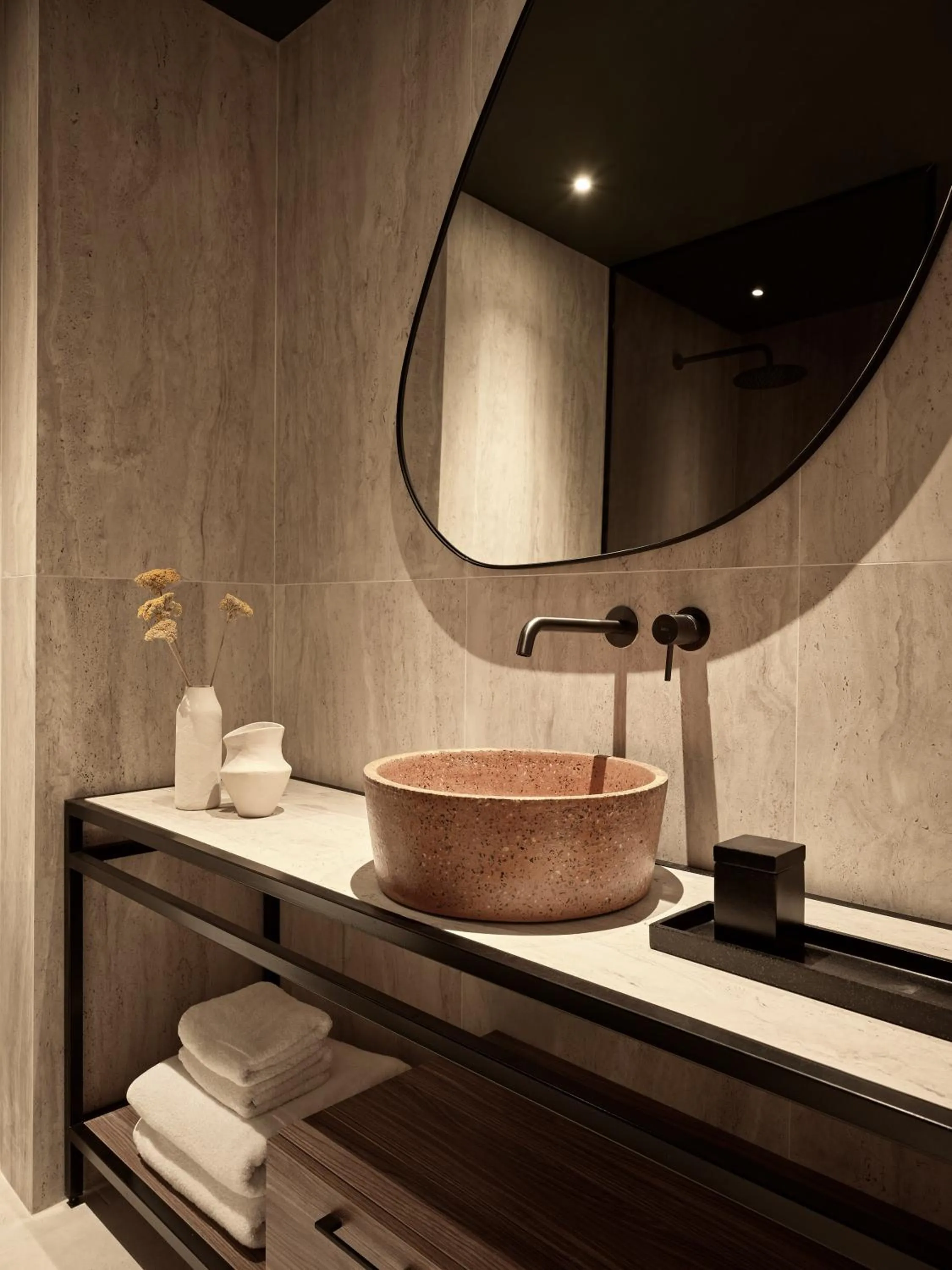 Bathroom in NAUMA PAROS Design Boutique Hotel