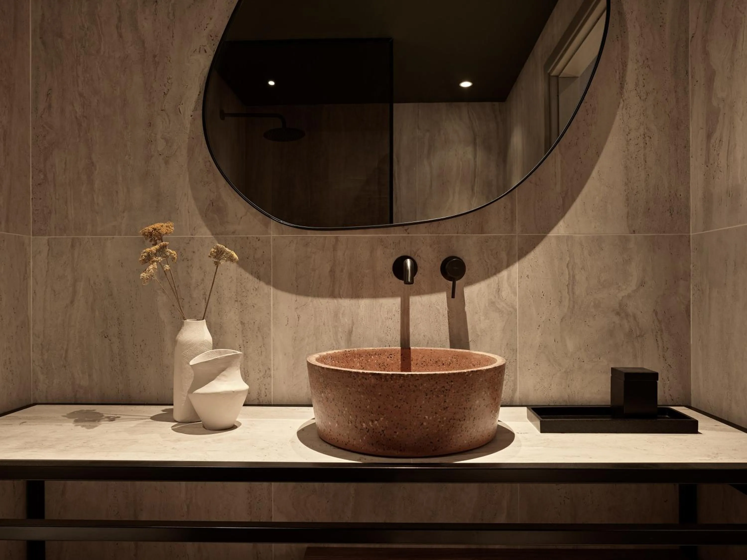 Bathroom in NAUMA PAROS Design Boutique Hotel