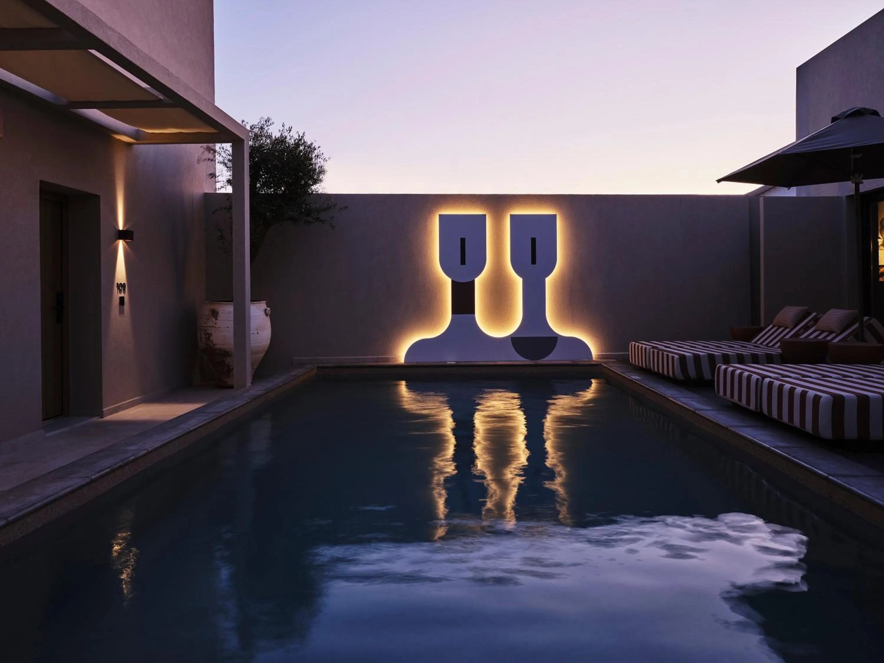 Swimming pool in NAUMA PAROS Design Boutique Hotel