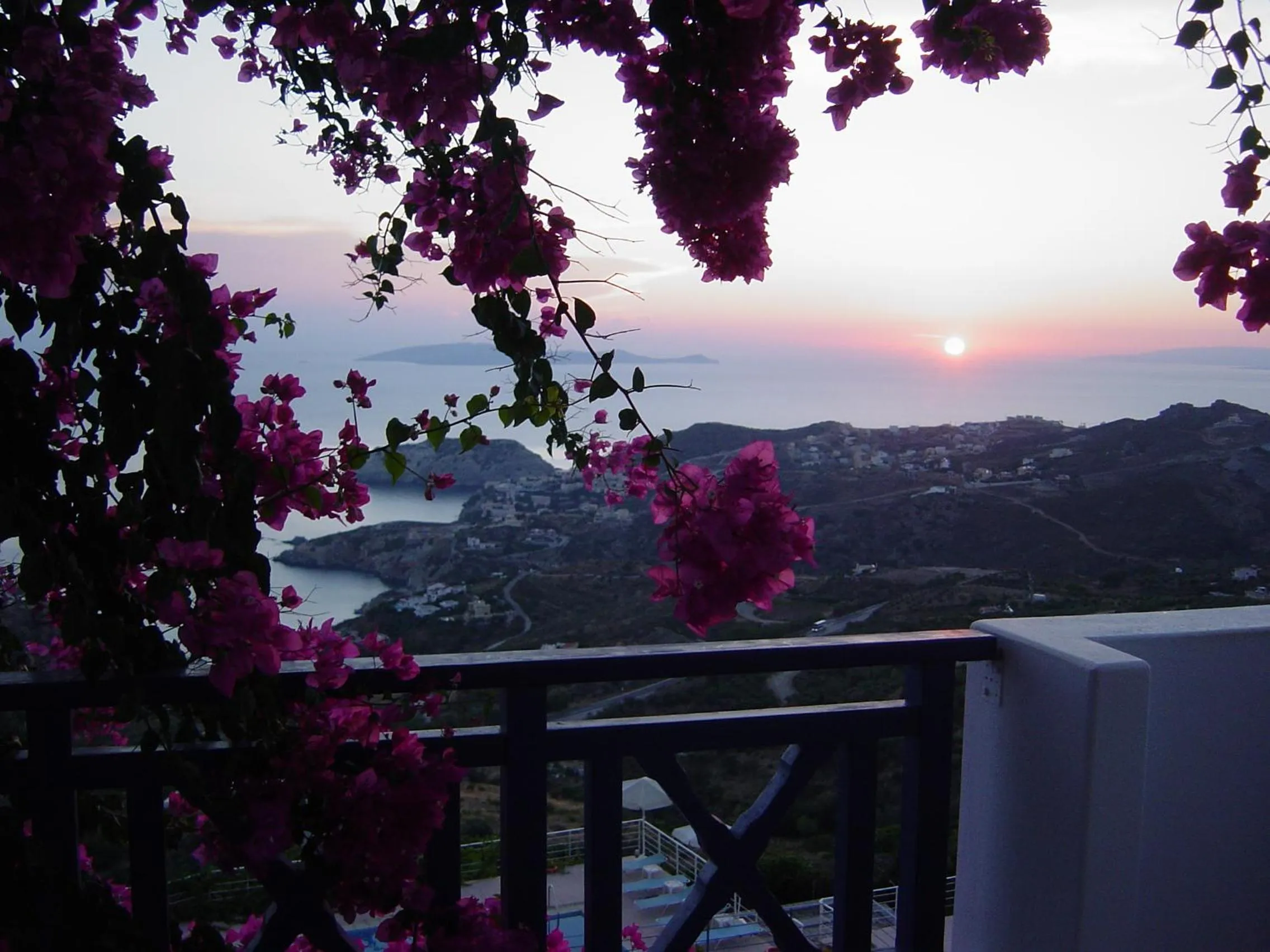 Bird's eye view in Nymphes Luxury Apartments