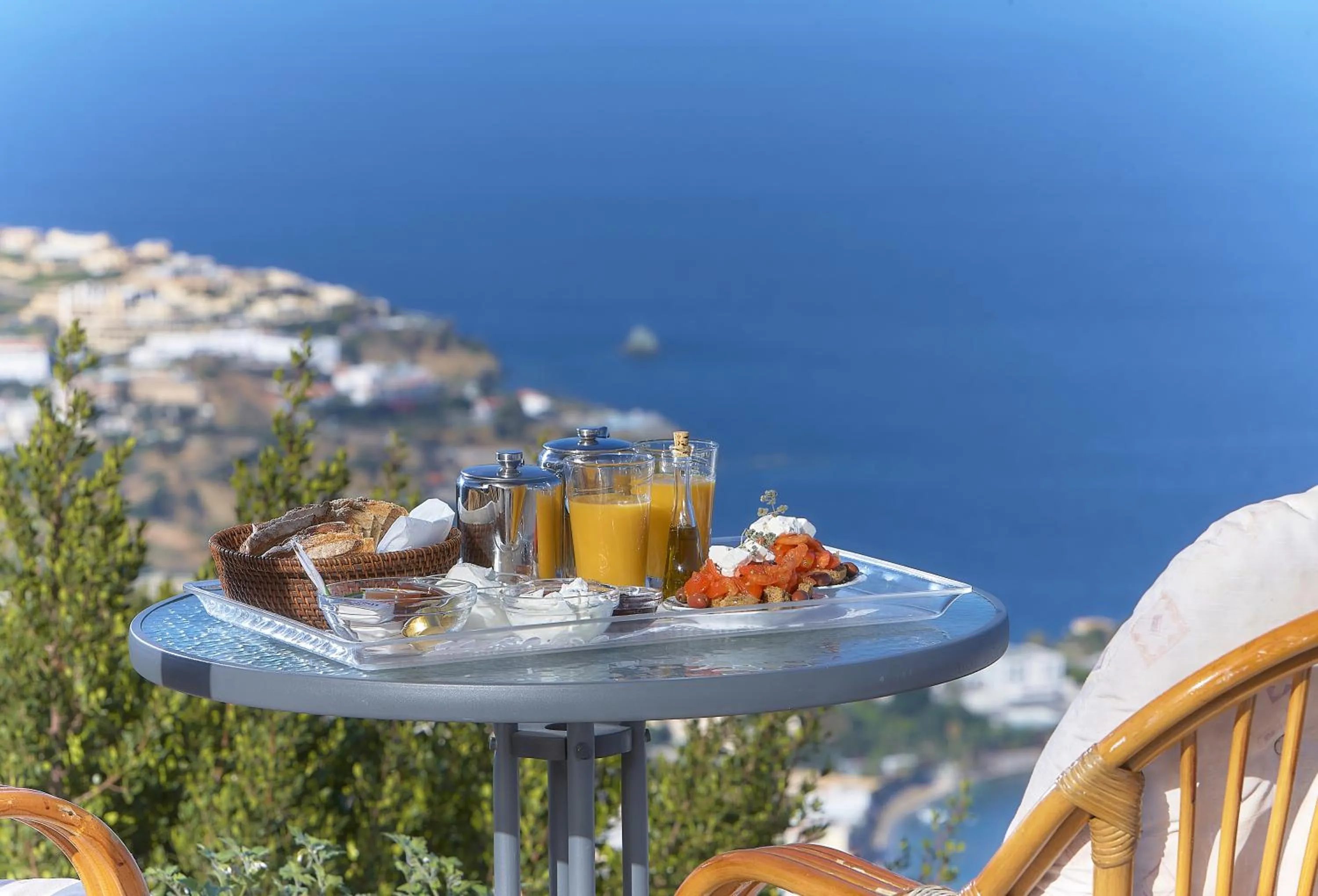Balcony/Terrace in Nymphes Luxury Apartments