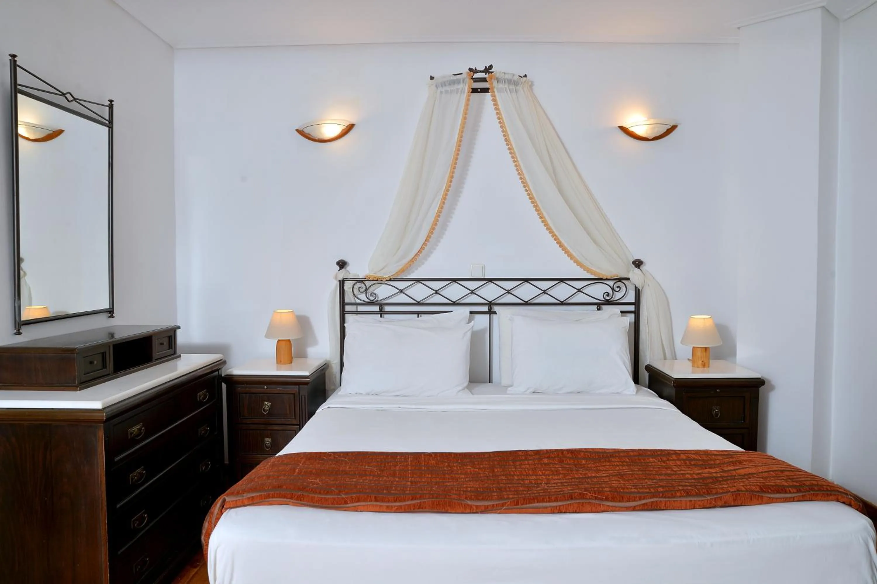 Bedroom, Bed in Vasilaras Hotel