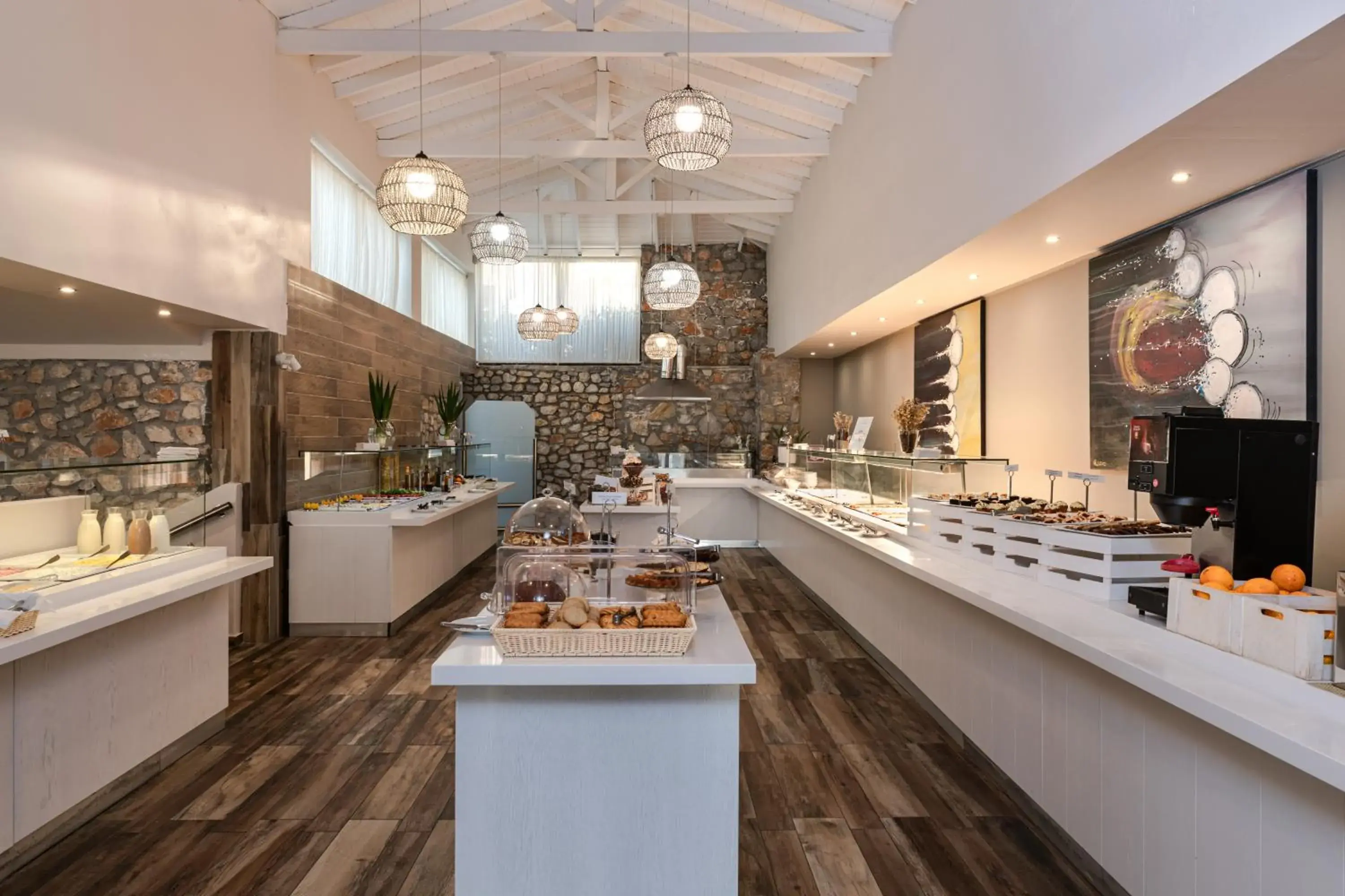 Buffet breakfast in Kassandra Bay Resort, Suites & Spa Buffet breakfast in Kassandra Bay Resort, Suites & Spa