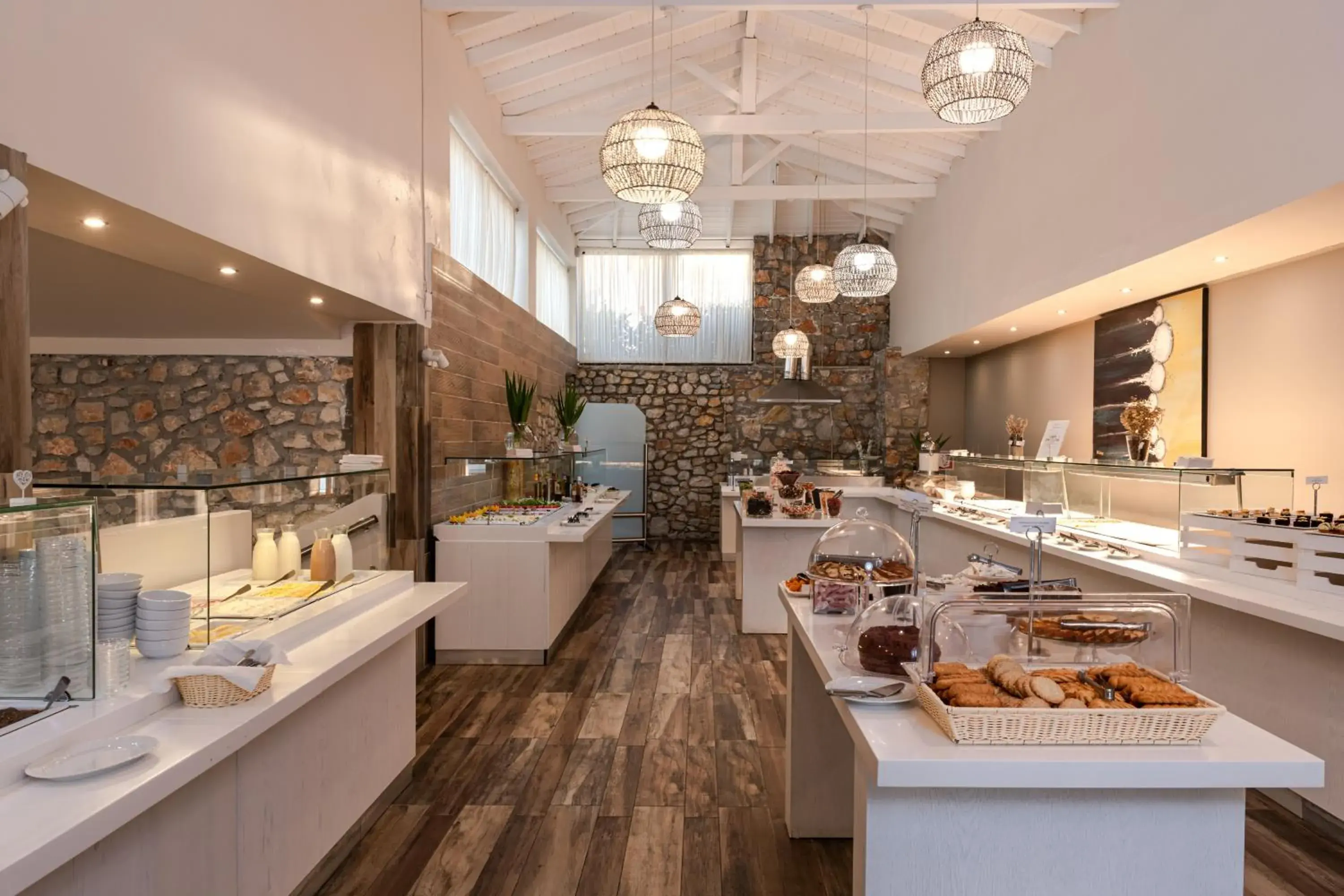 Buffet breakfast in Kassandra Bay Resort, Suites & Spa Buffet breakfast in Kassandra Bay Resort, Suites & Spa
