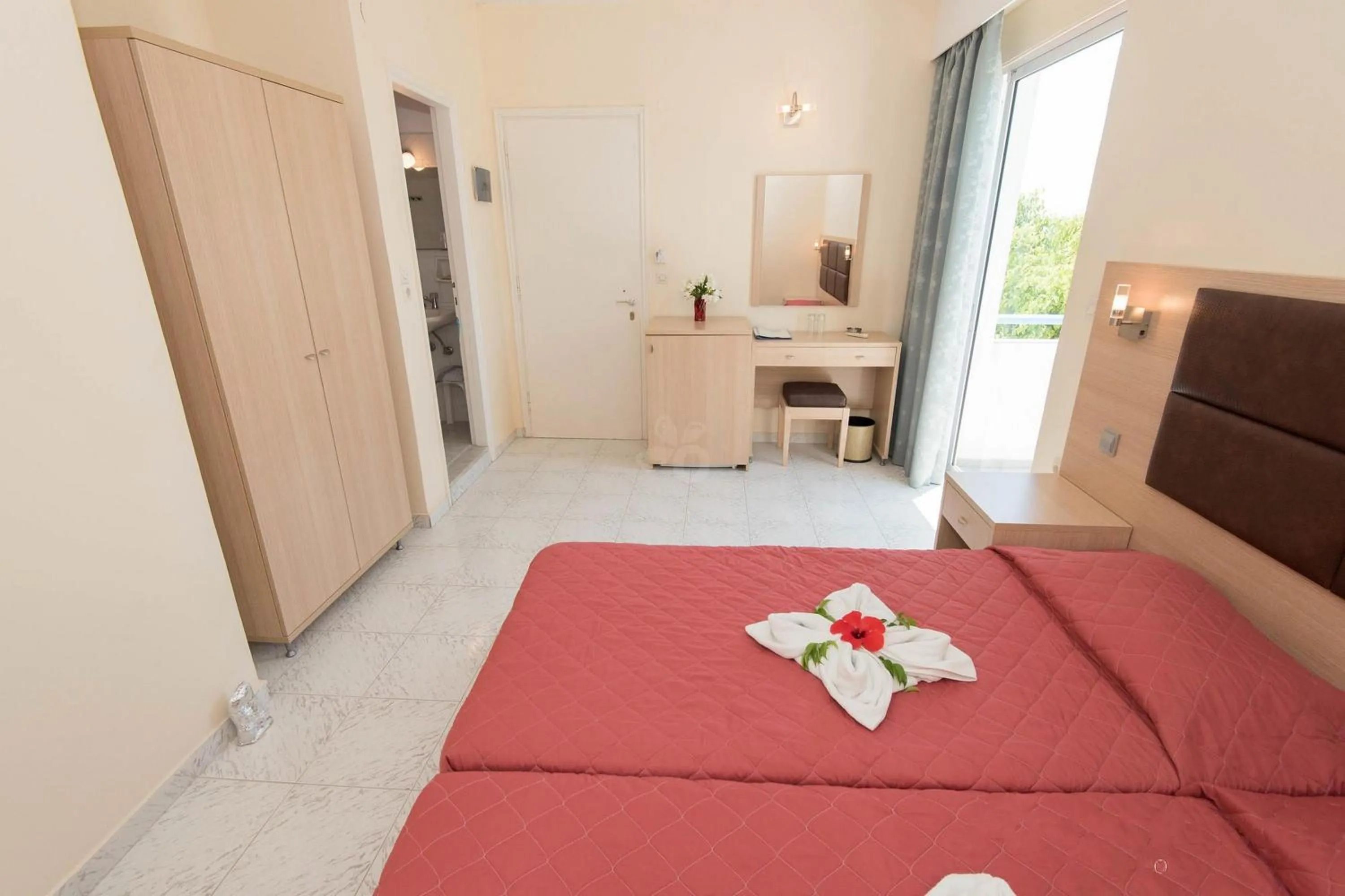 Photo of the whole room, Bed in Leonidas Hotel & Studios