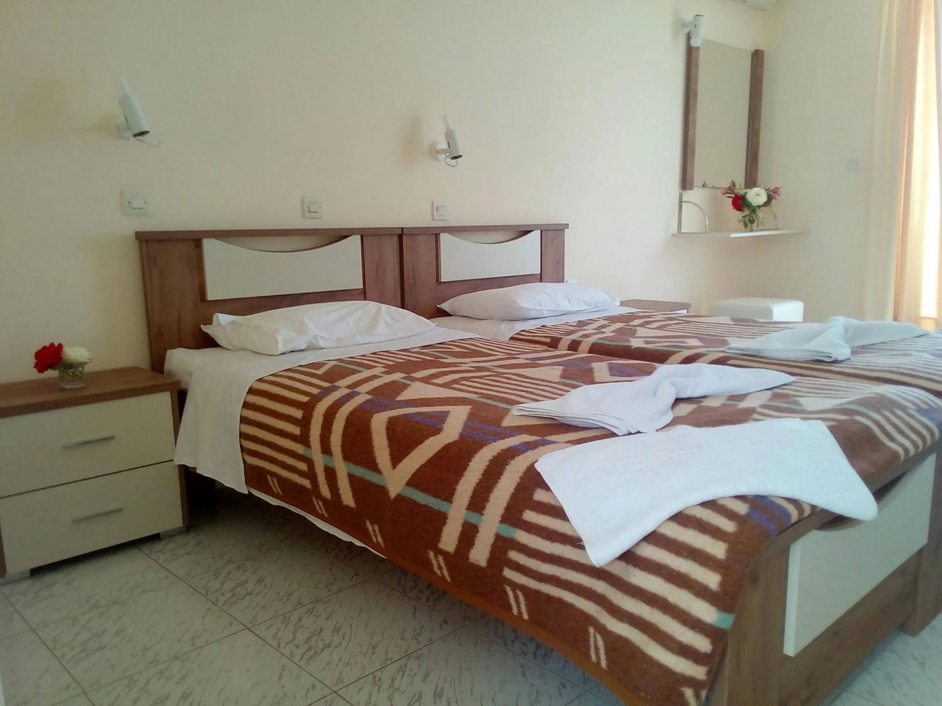 Photo of the whole room, Bed in Leonidas Hotel & Studios