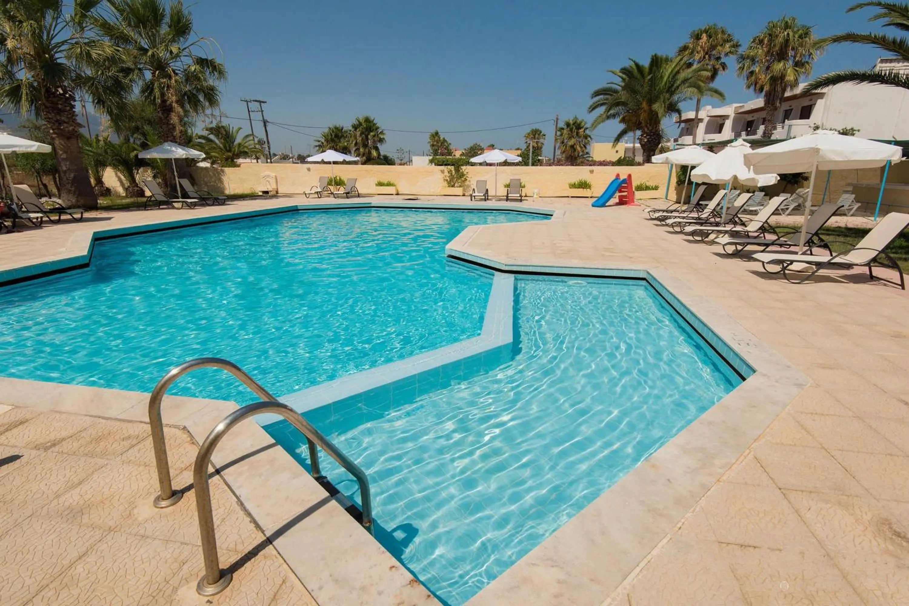 Swimming pool in Leonidas Hotel & Studios