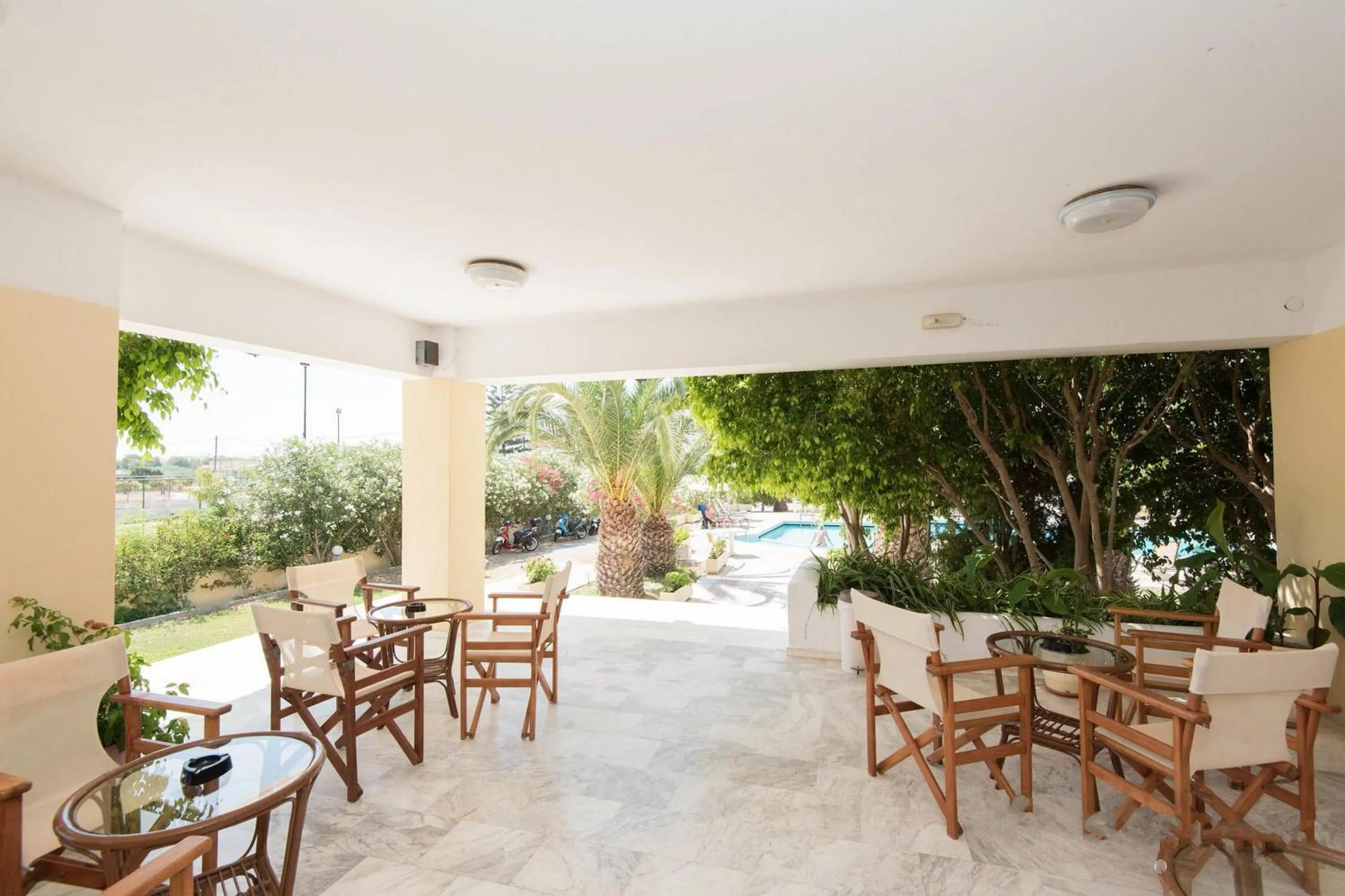 Balcony/Terrace in Leonidas Hotel & Studios