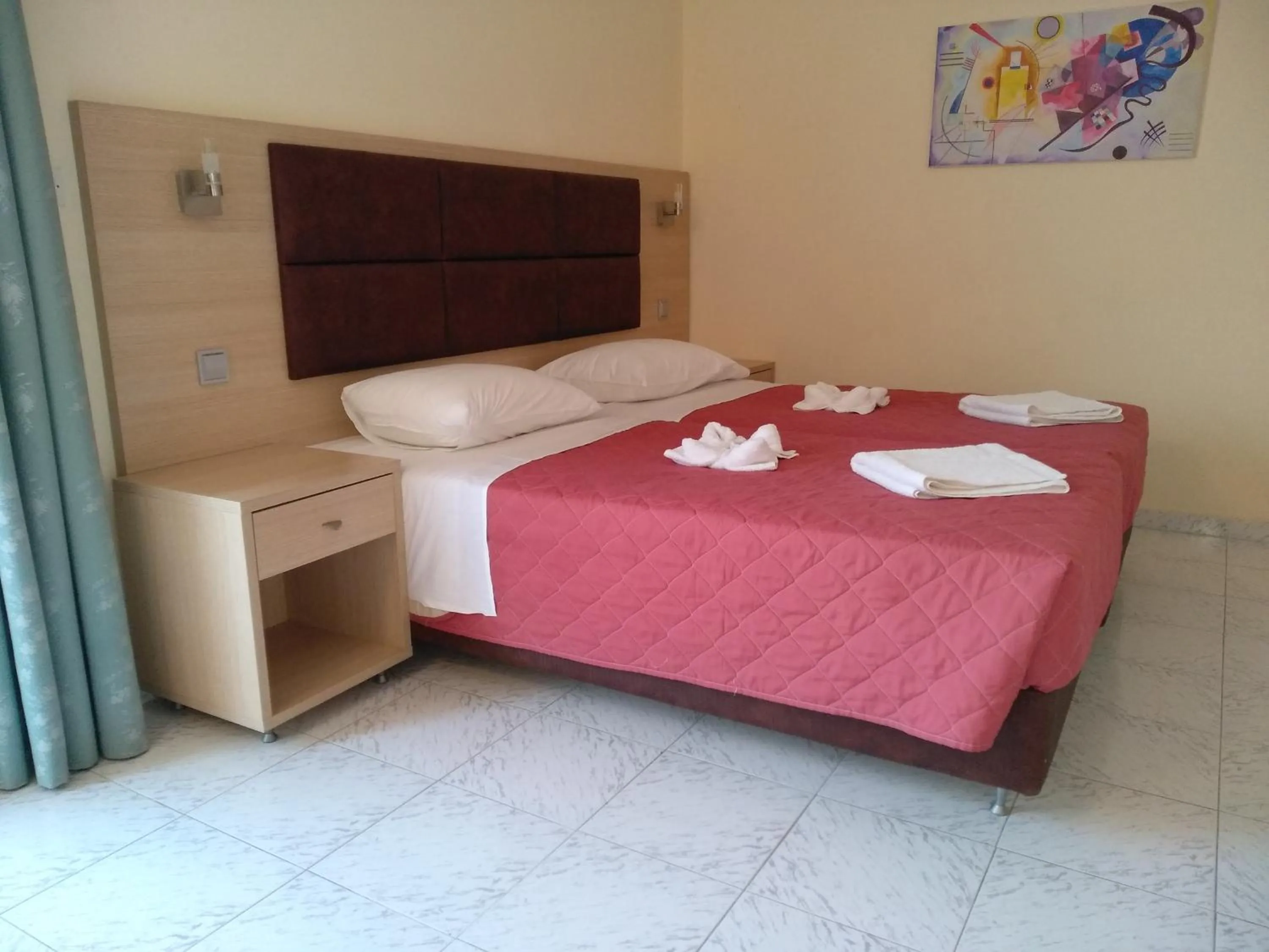 Photo of the whole room, Bed in Leonidas Hotel & Studios