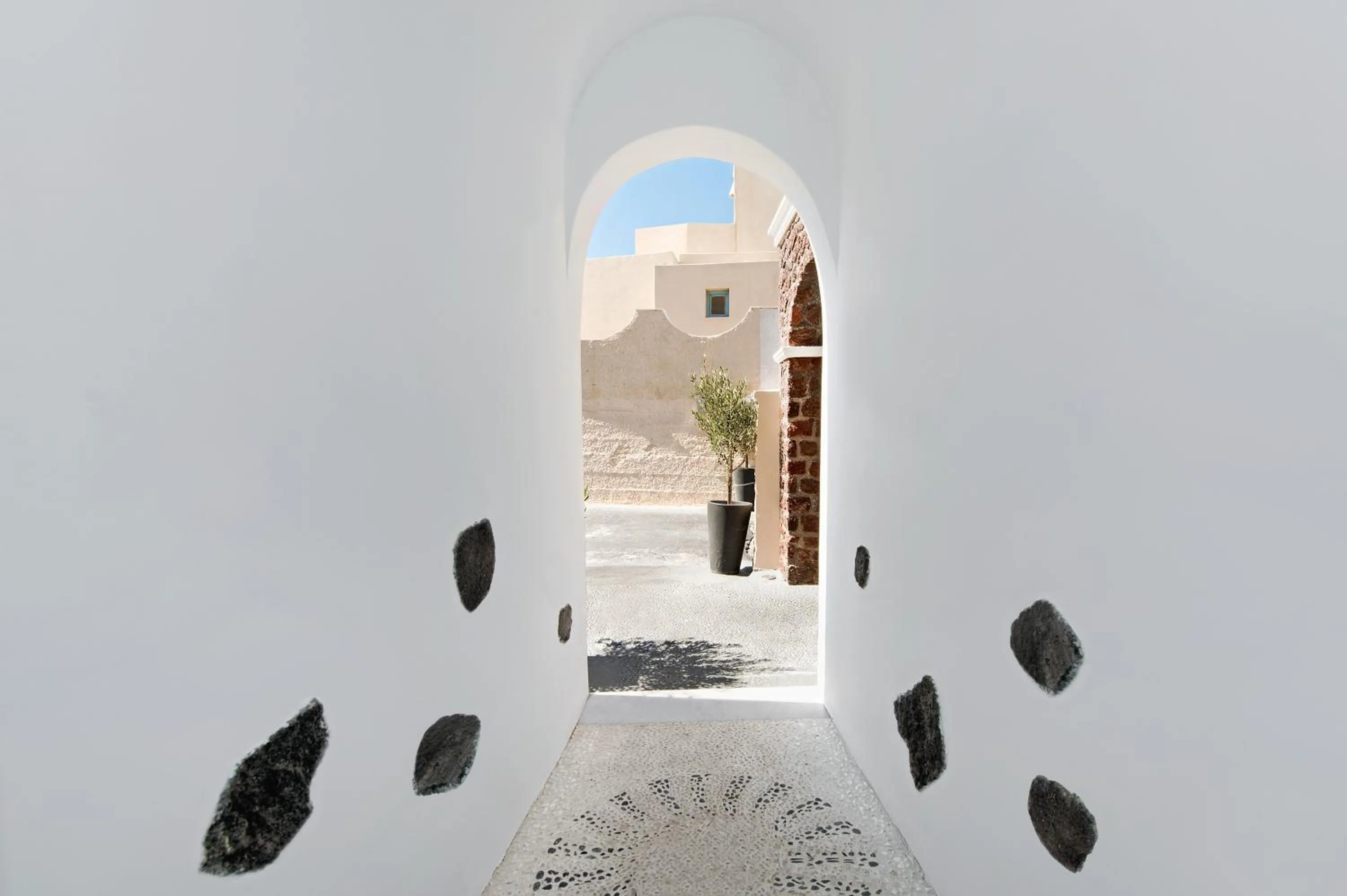 Lobby or reception in Evgenia Villas & Suites by Calm Collection