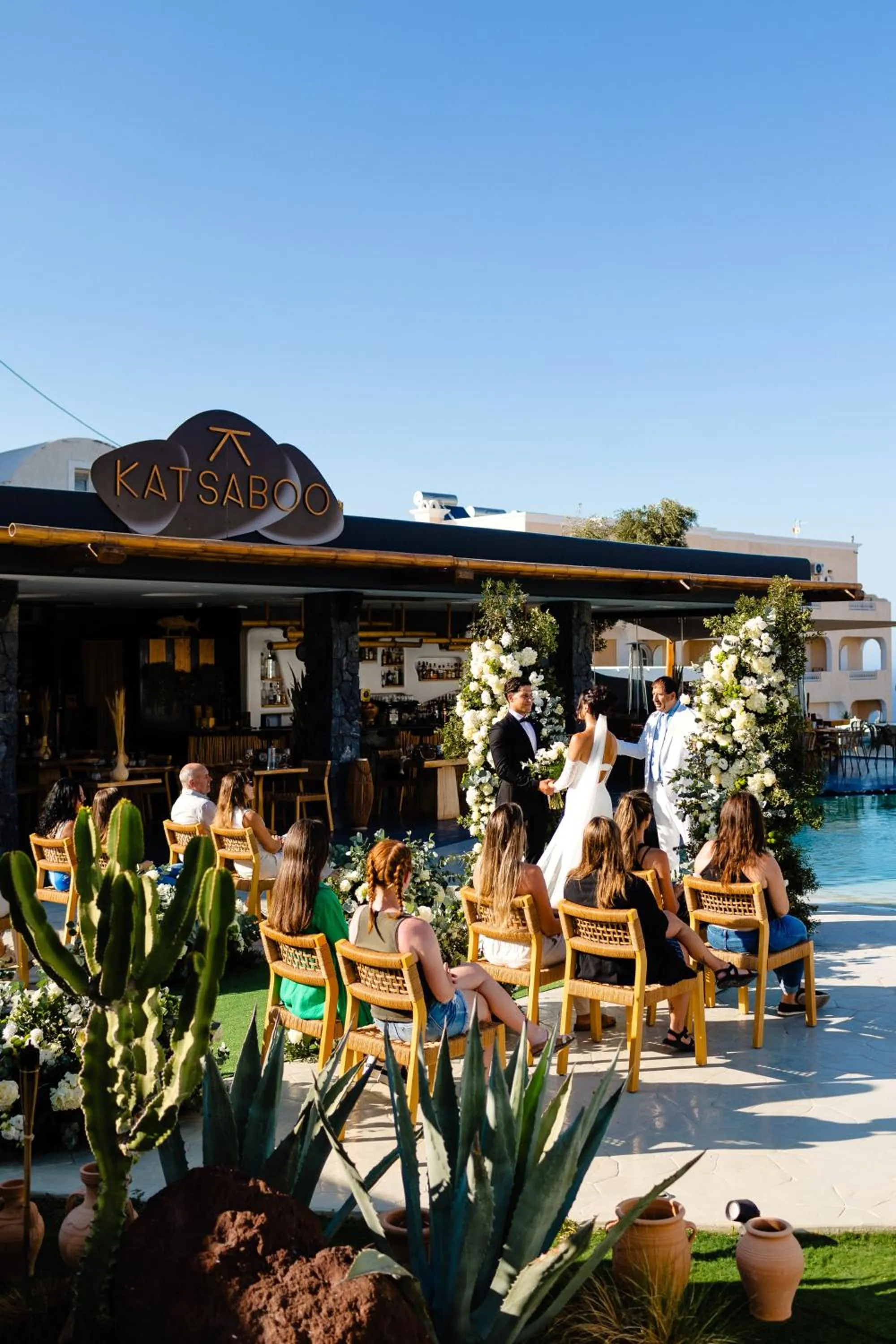 wedding in Evgenia Villas & Suites by Calm Collection