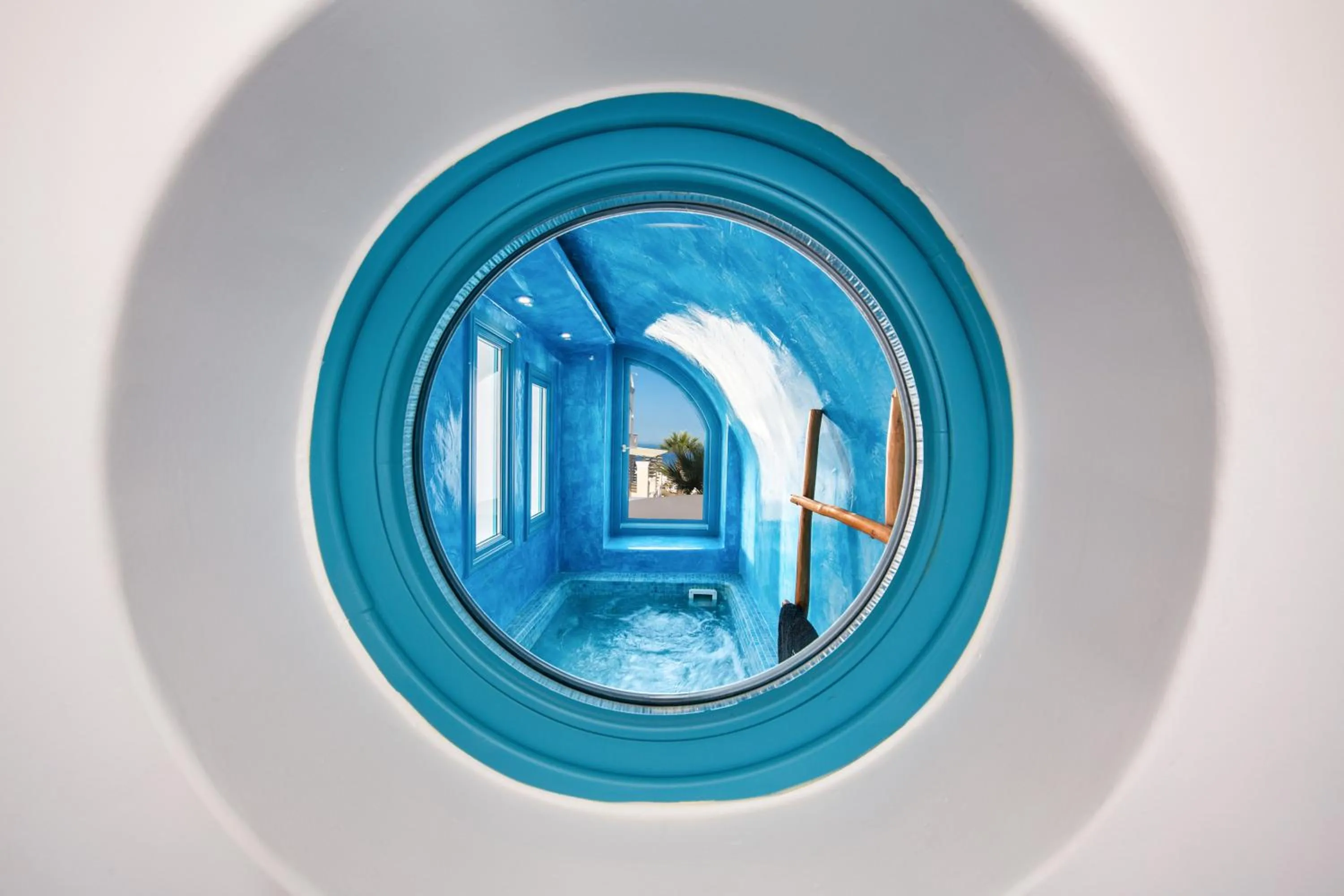 Hot Tub in Evgenia Villas & Suites by Calm Collection