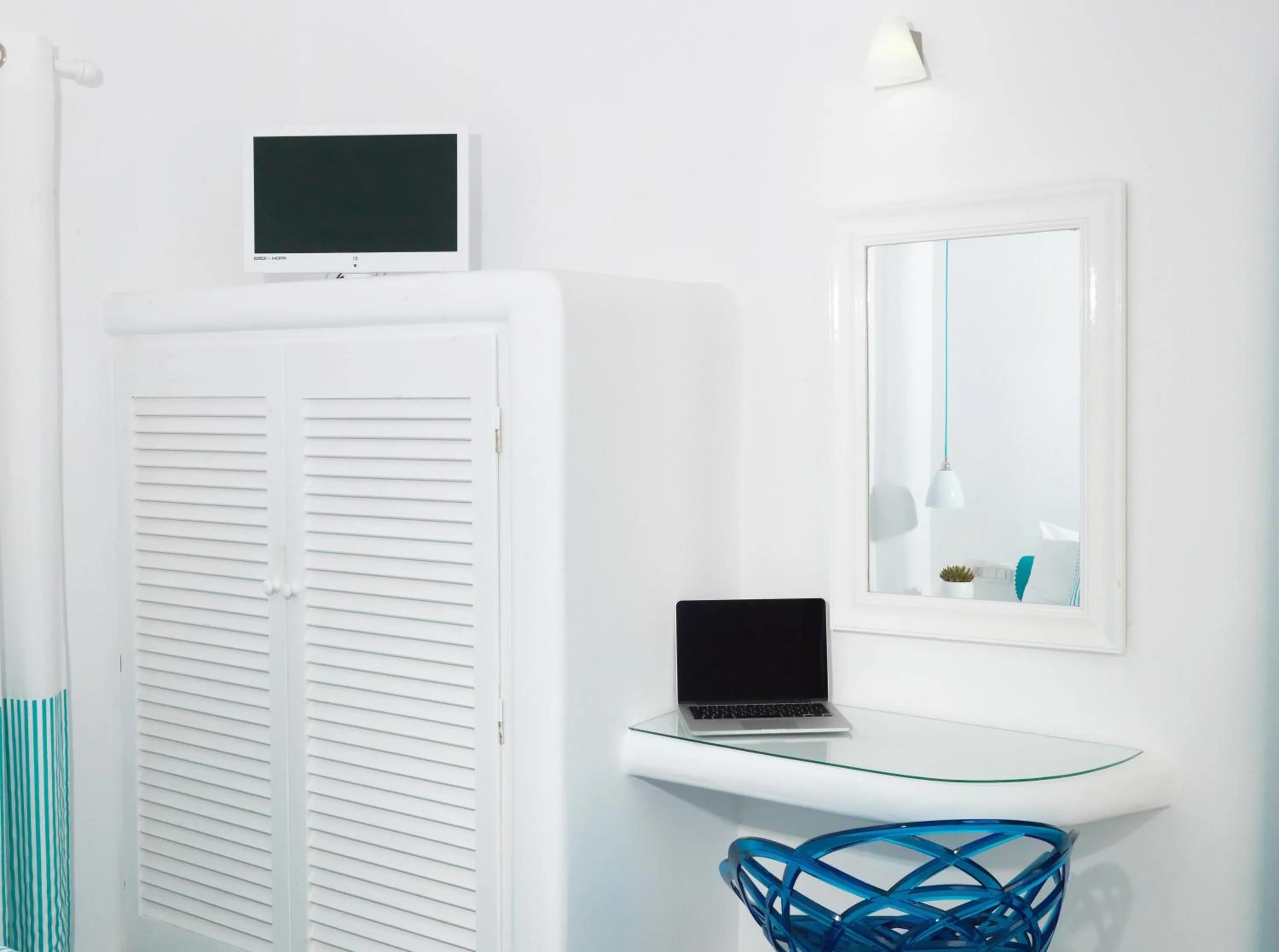 Seating area in Evgenia Villas & Suites by Calm Collection