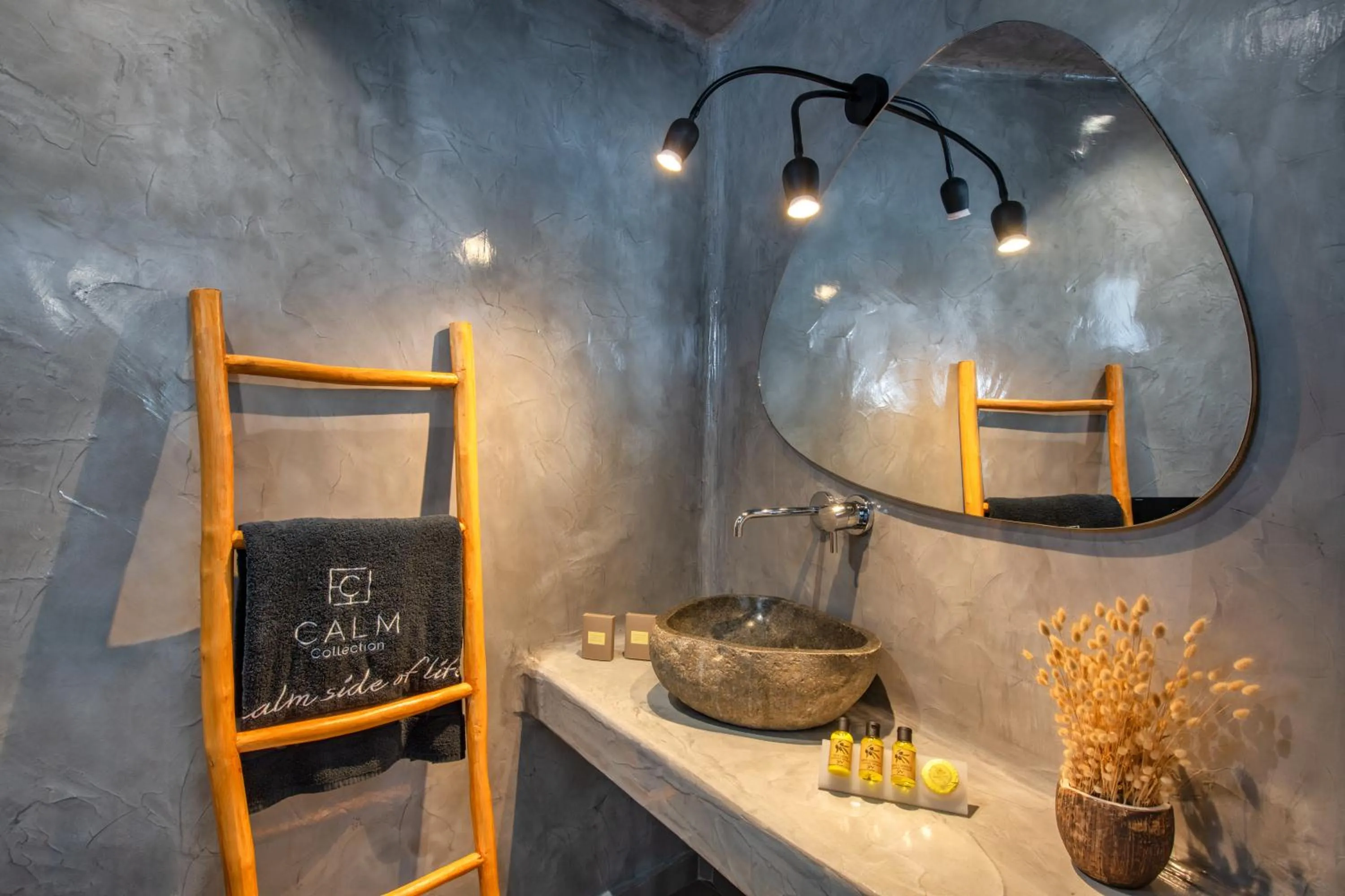 Toilet in Evgenia Villas & Suites by Calm Collection