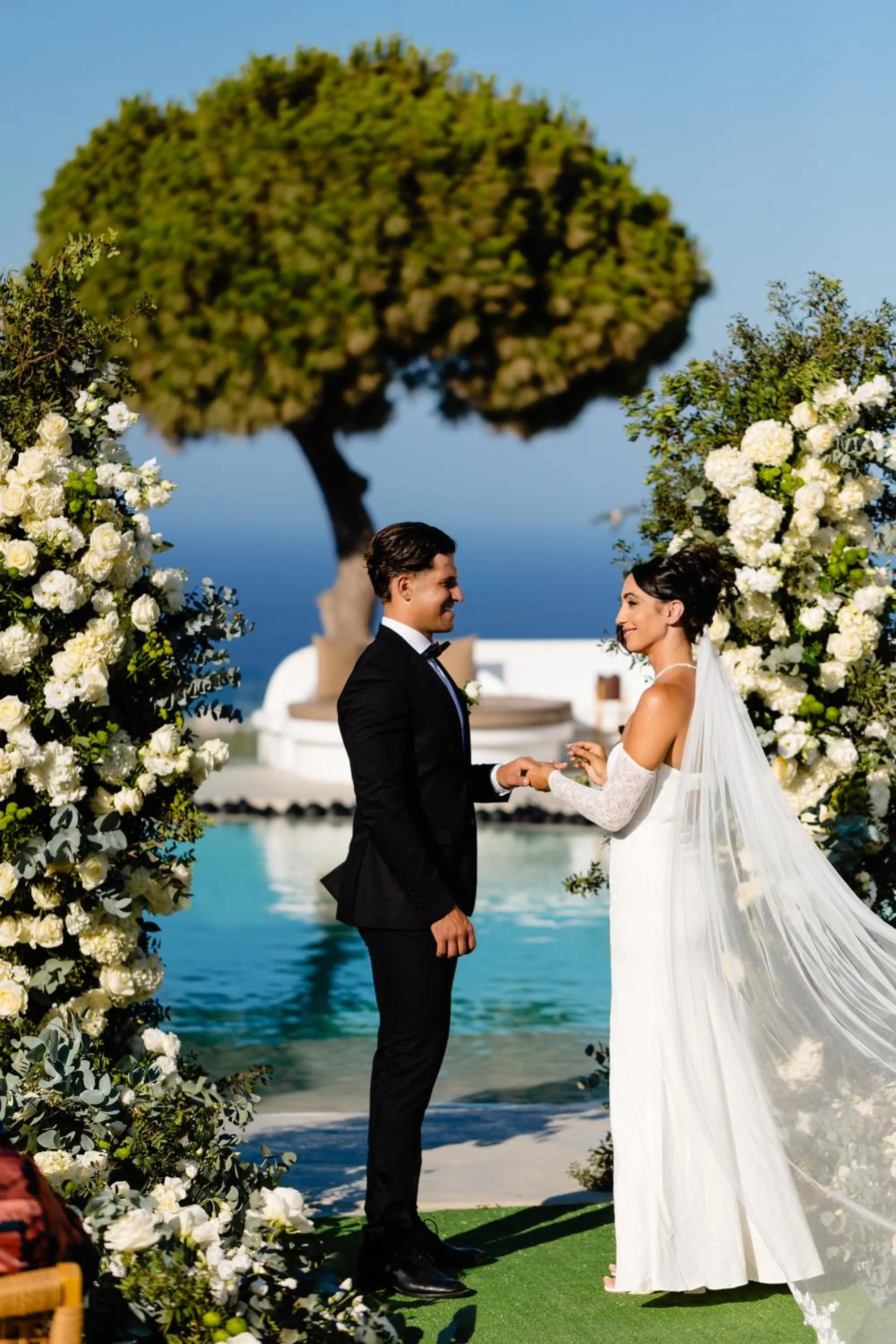 wedding in Evgenia Villas & Suites by Calm Collection