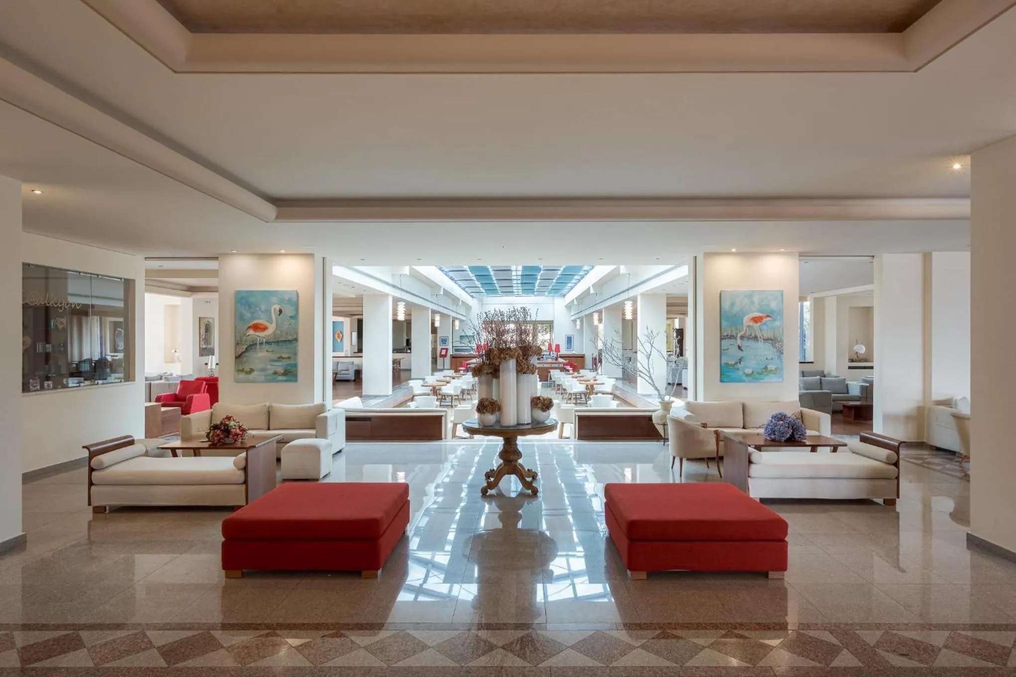 Communal lounge/ TV room in Alkyon Resort Hotel & Spa