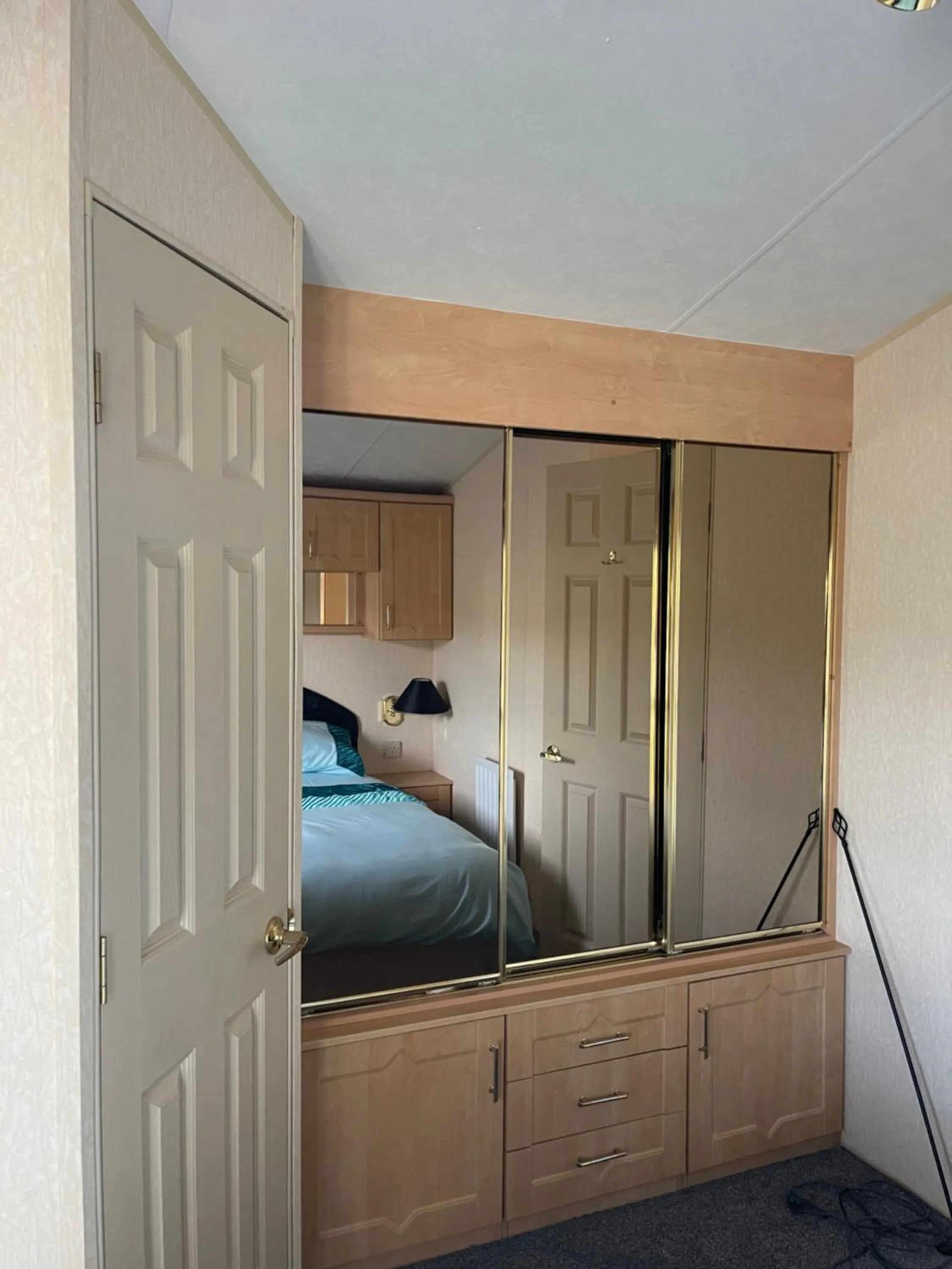 Bed in Immaculate 2-Bed Static Caravan at Monrieth