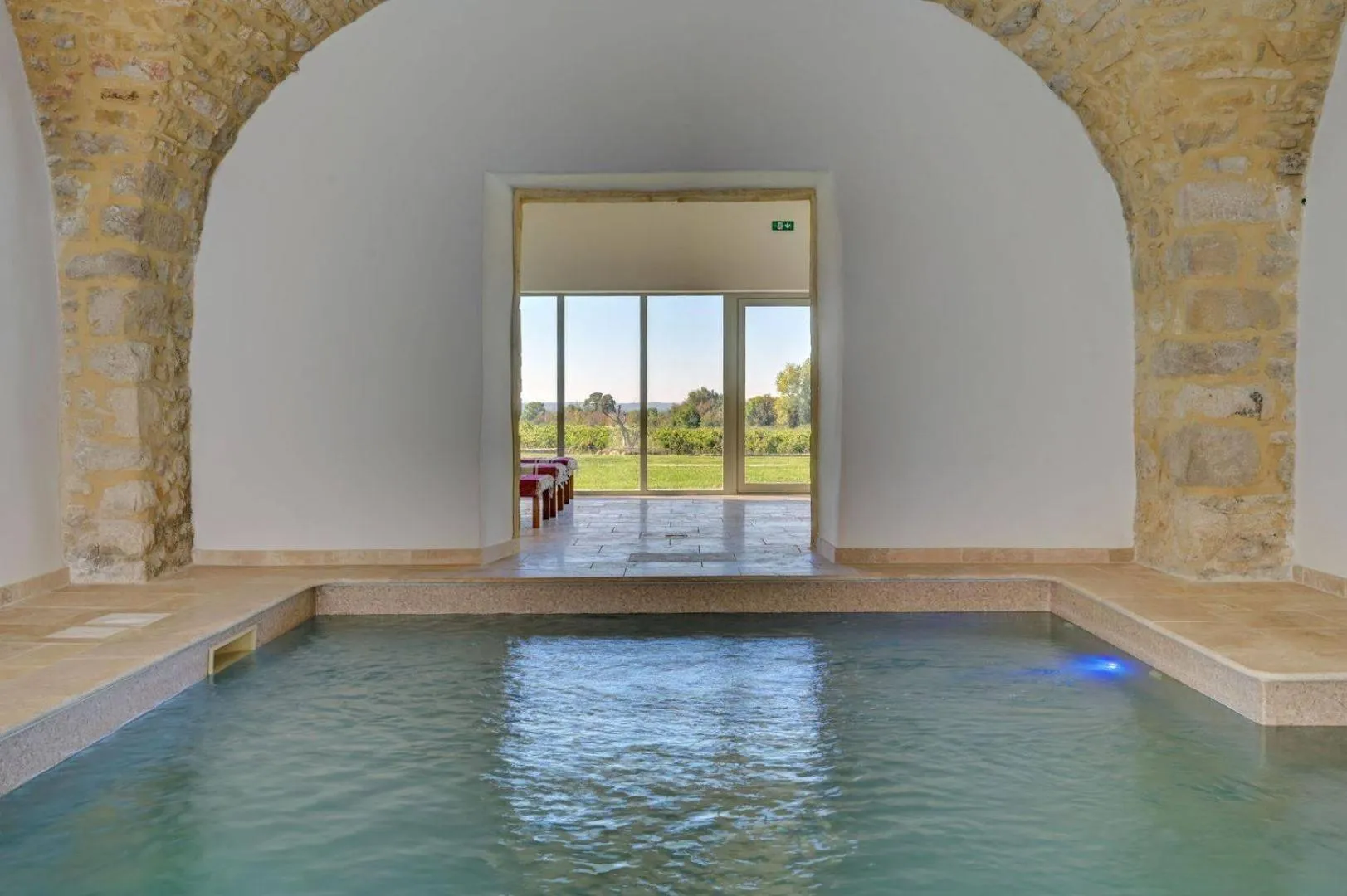 Swimming pool in Domaine de Privadière & Spa