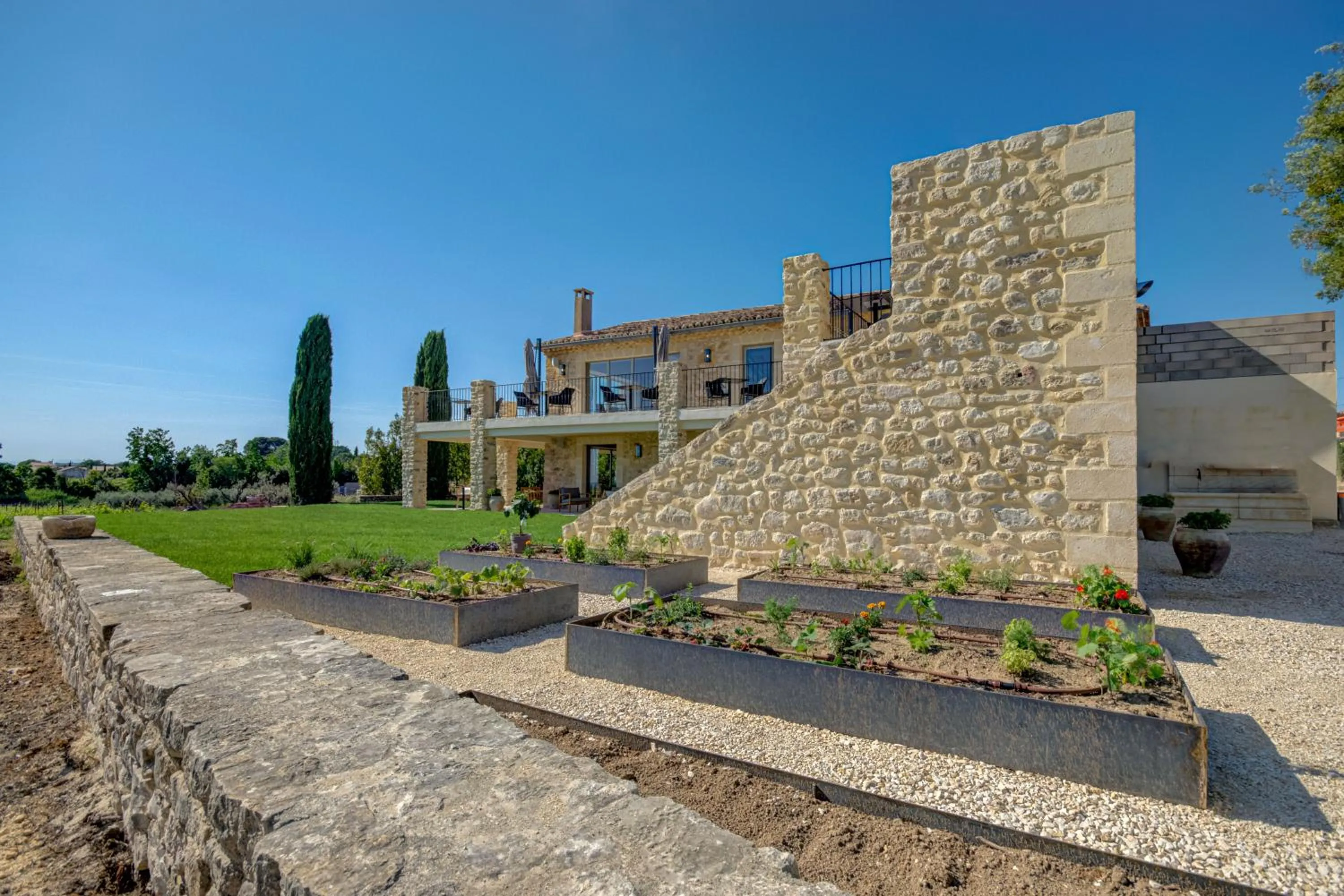 Garden in Domaine de Privadière & Spa