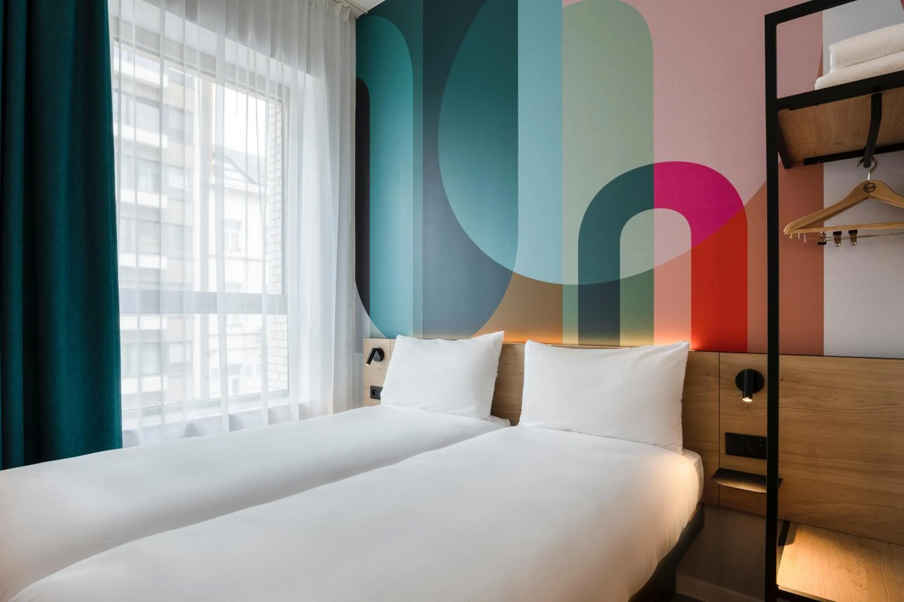 Bedroom, Bed in B&B HOTEL Mechelen