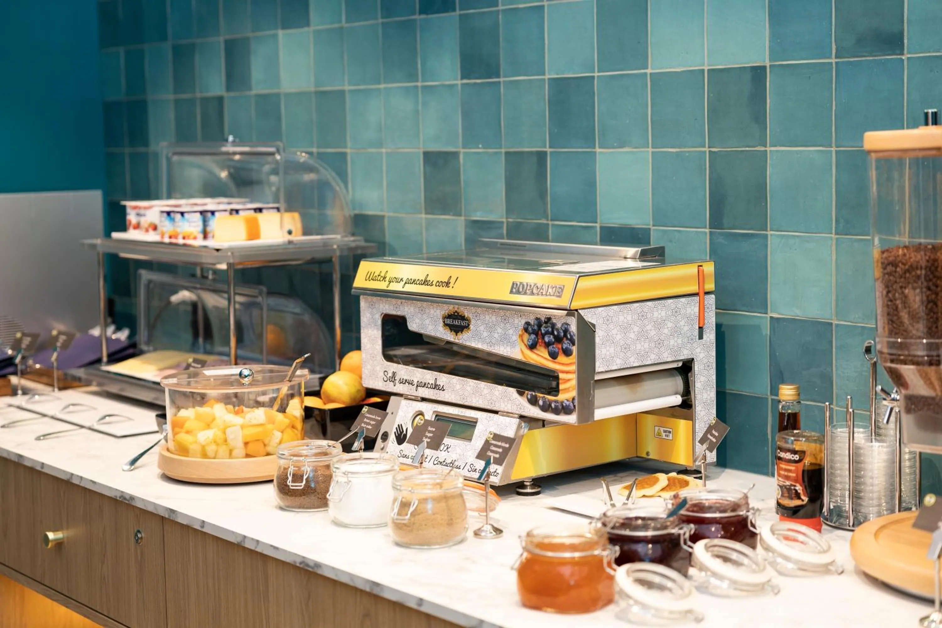 Buffet breakfast in B&B HOTEL Namur