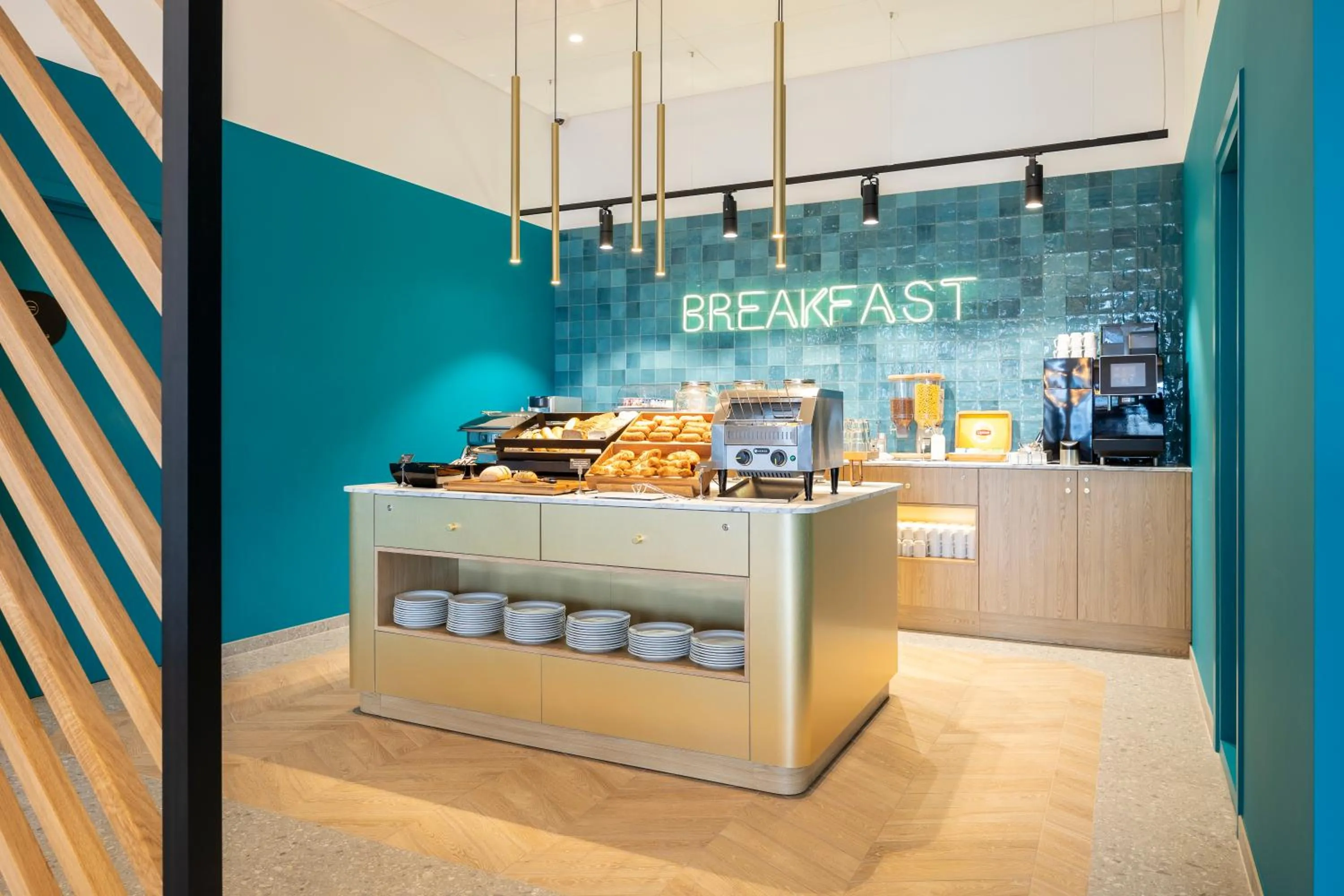 Buffet breakfast in B&B HOTEL Namur