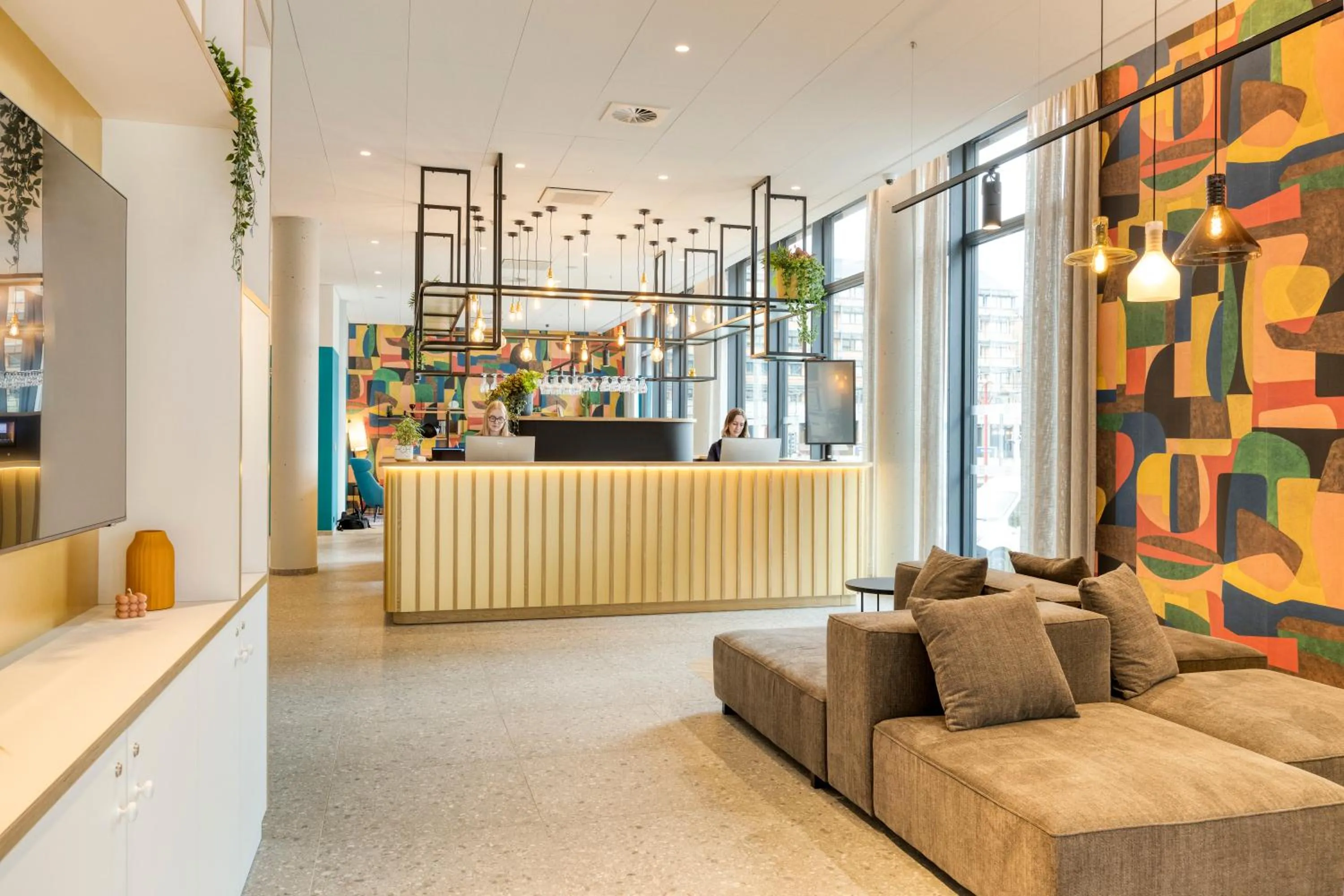 Lobby or reception in B&B HOTEL Namur