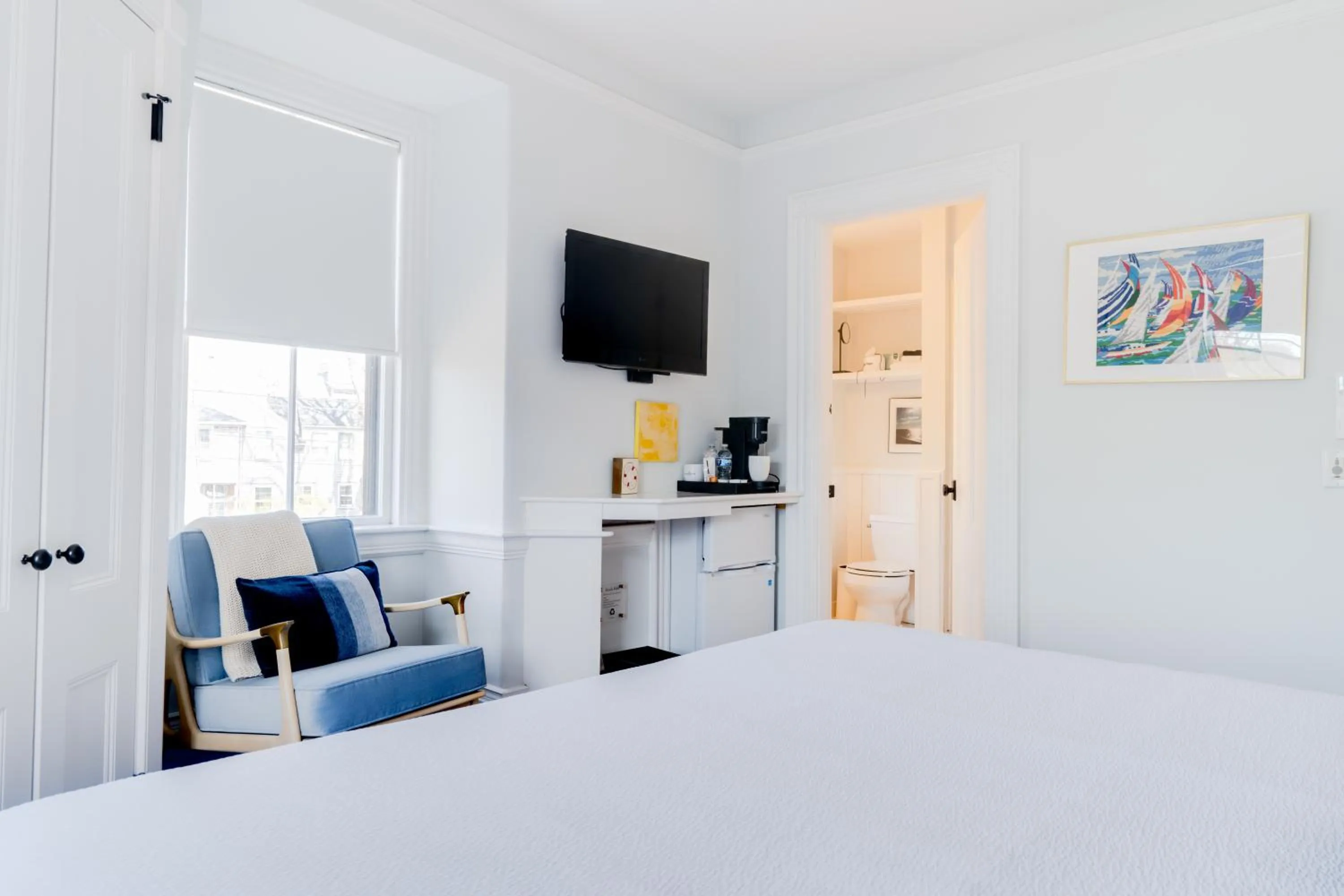 Bedroom, Bed in The Centerboard Nantucket