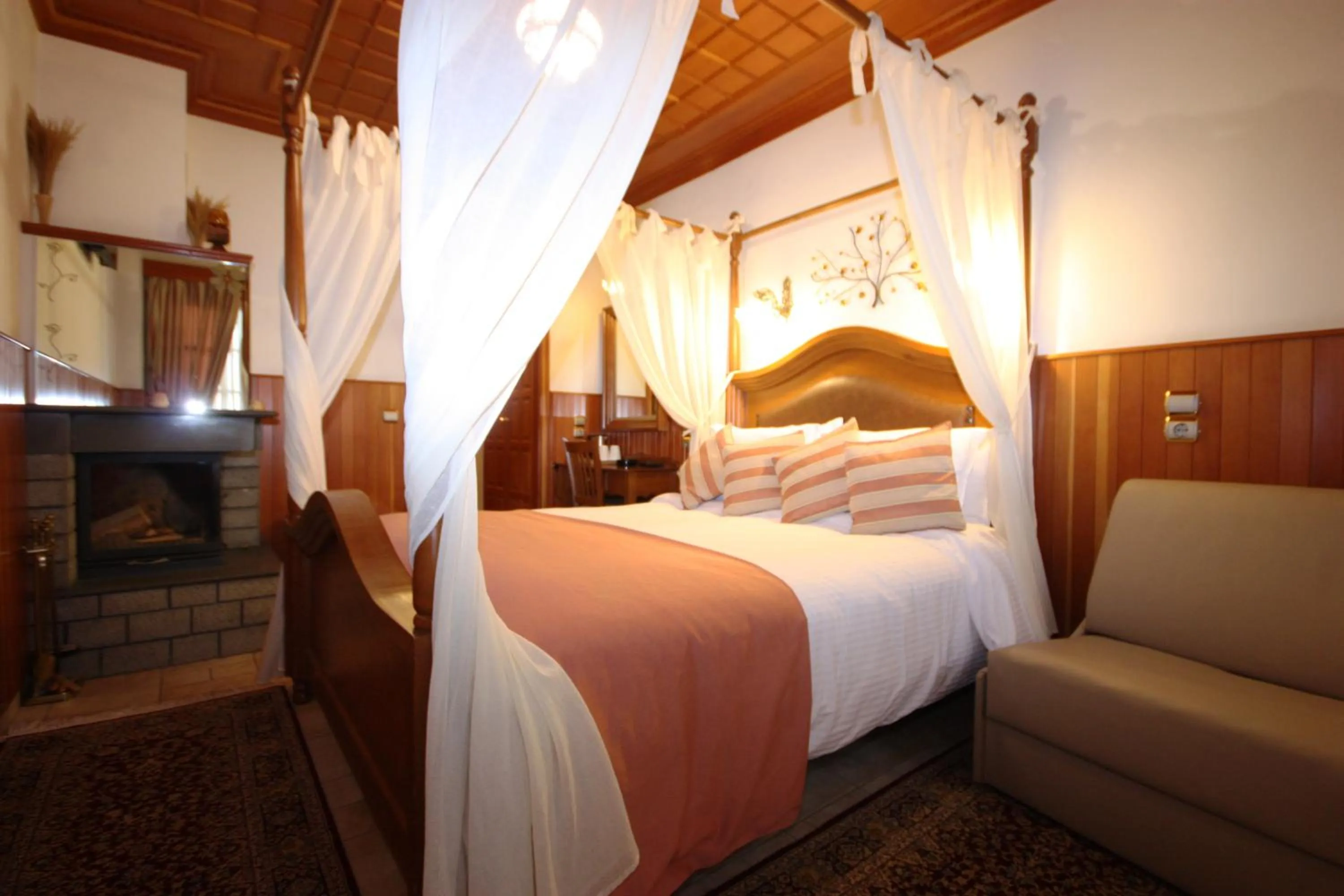 Photo of the whole room, Bed in Archontiko Metsovou Luxury Boutique Spa Hotel