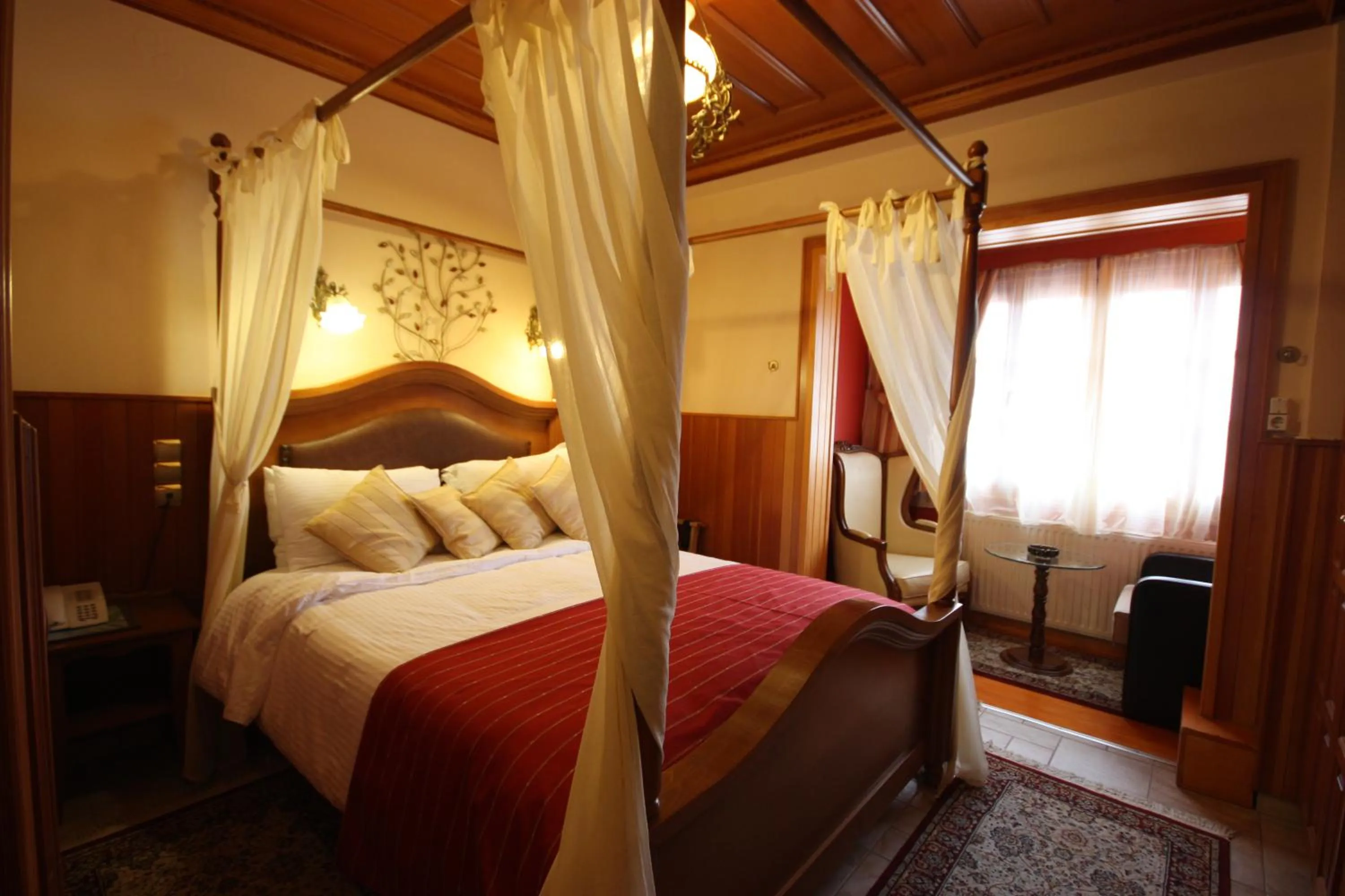 Photo of the whole room, Bed in Archontiko Metsovou Luxury Boutique Spa Hotel
