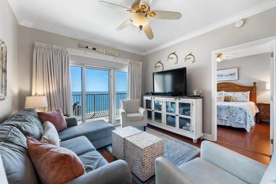Bed in Crystal Tower 1308 by Youngs Suncoast