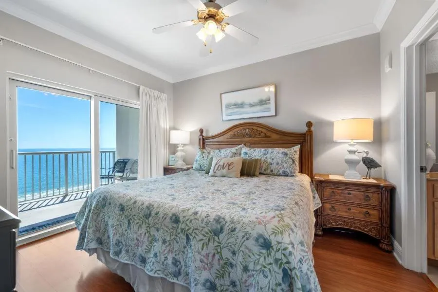 Bed in Crystal Tower 1308 by Youngs Suncoast