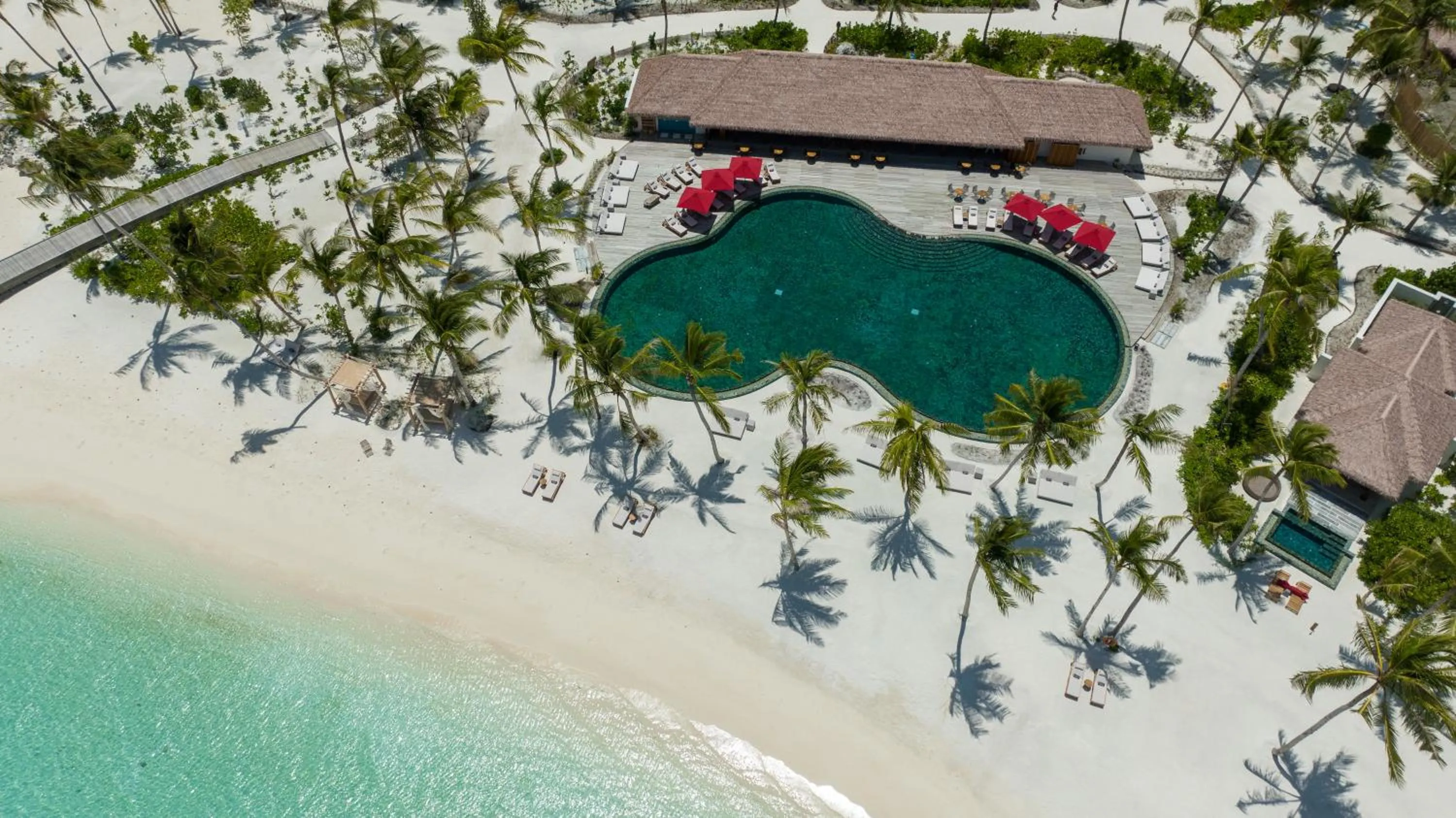 Pool view in Barceló Whale Lagoon Maldives