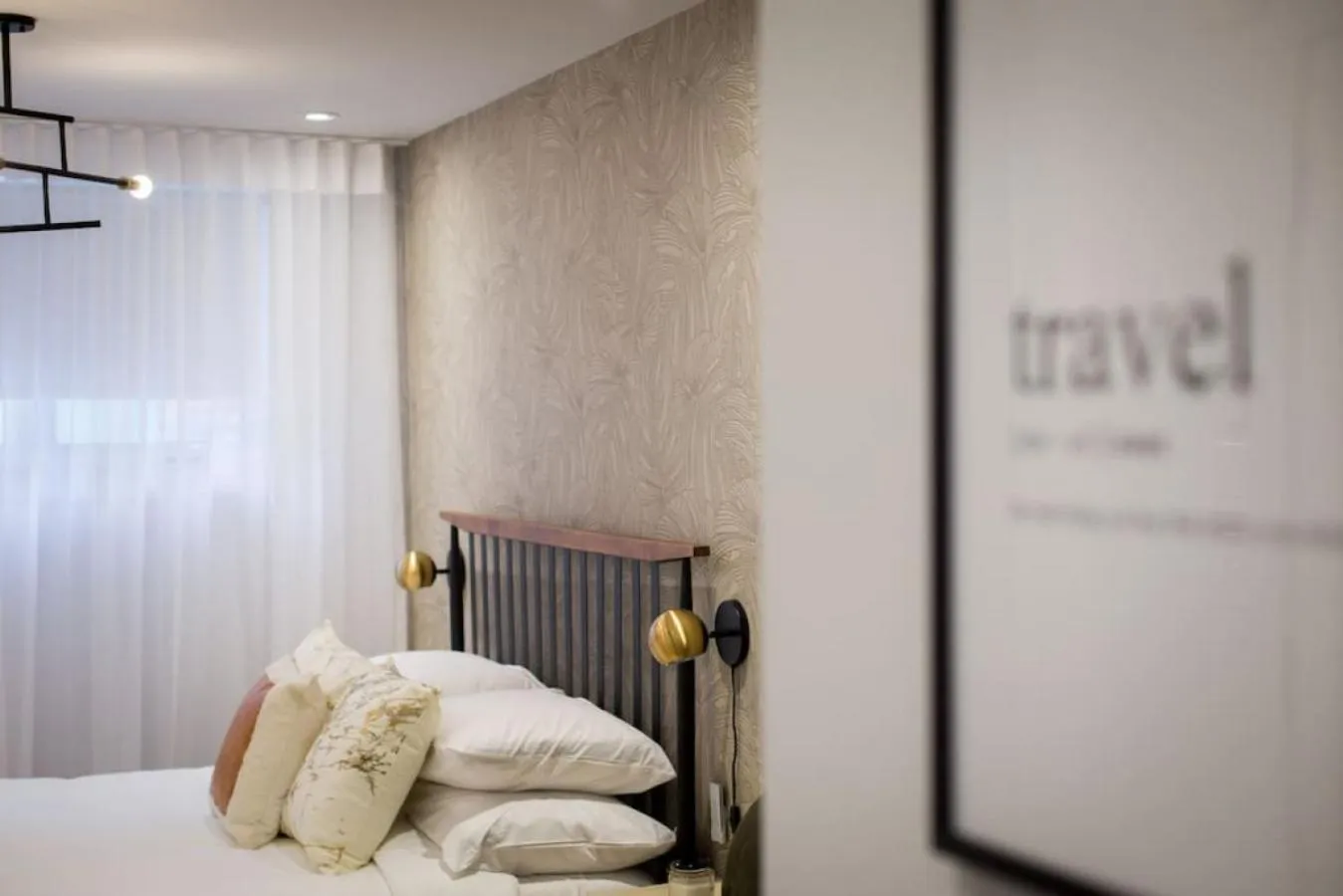 Bed in Palms Little Italy Studio with full bathroom by Denstays