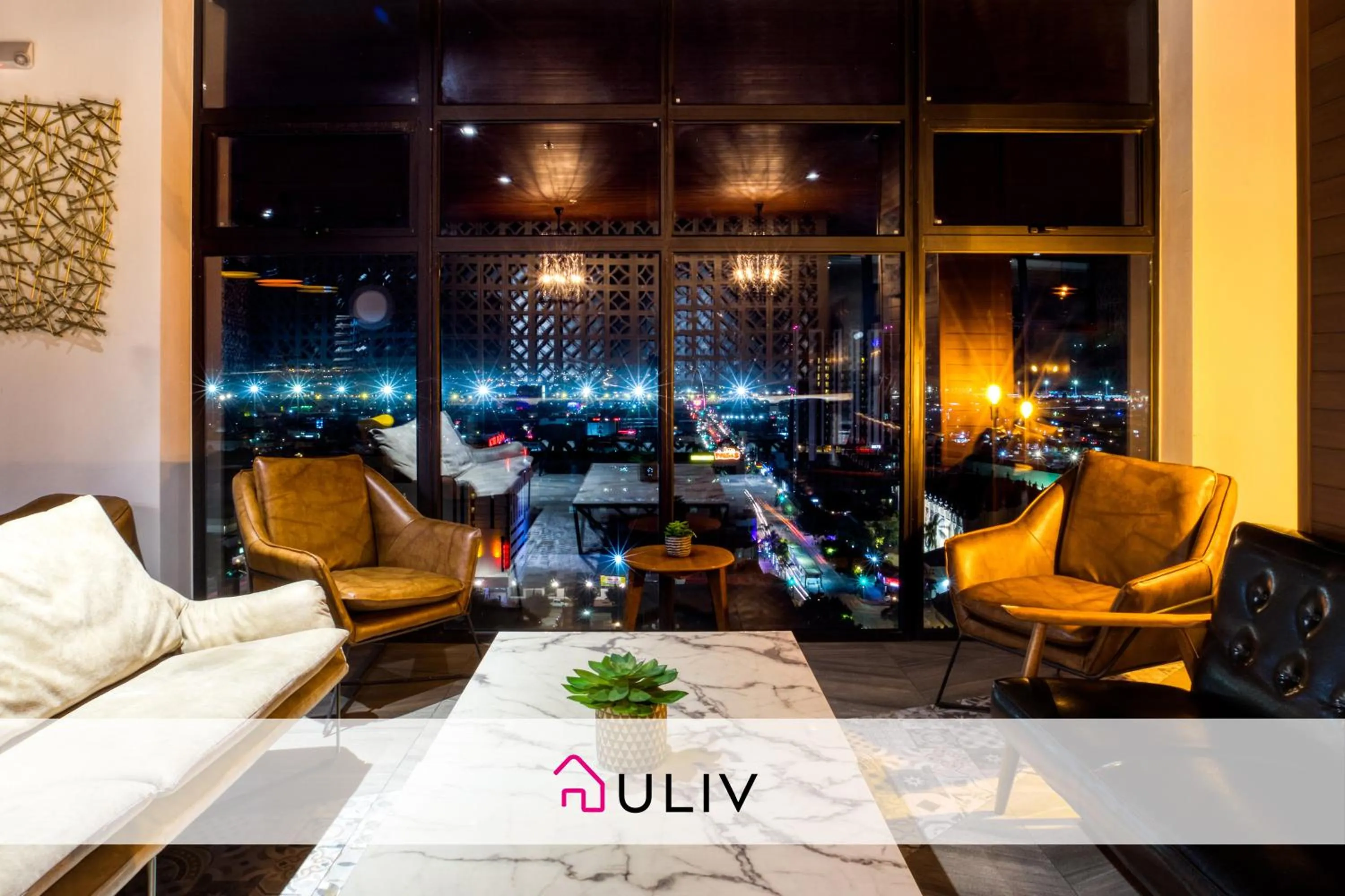 Communal lounge/ TV room in ULIV Revolución Tijuana