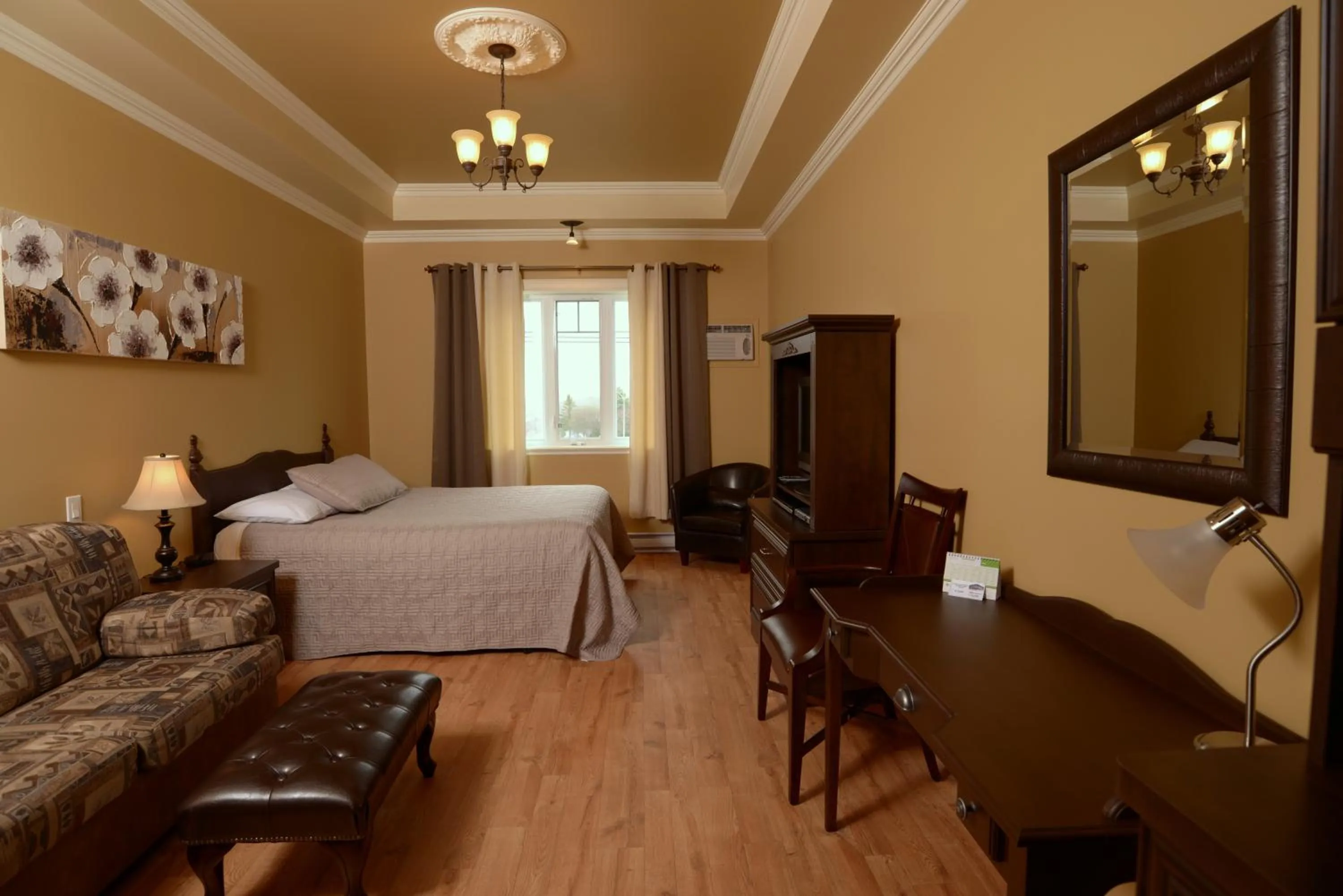 Bed in Motel du Littoral