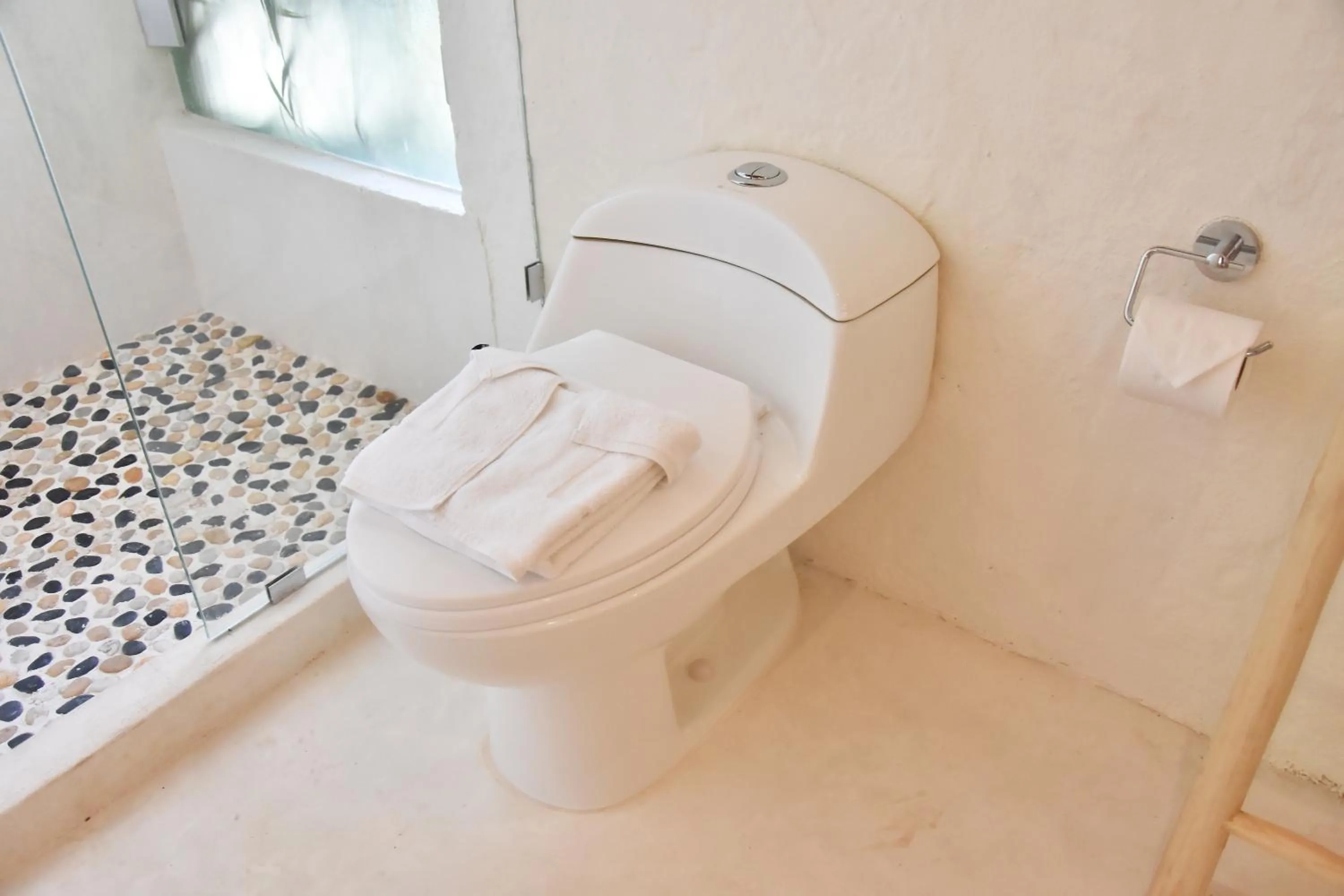 Bathroom in Hotel Ak'Na Holbox