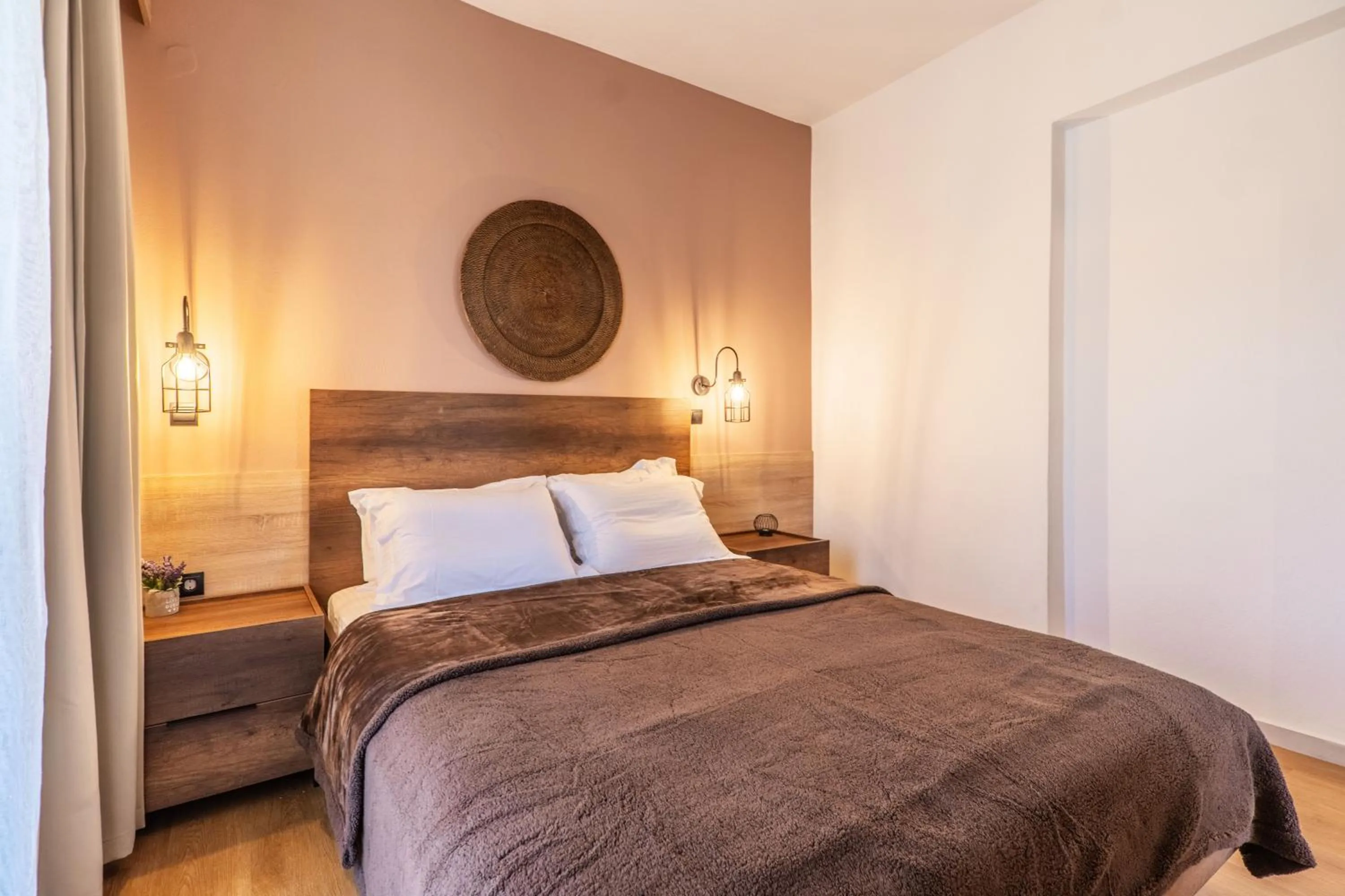 Bed in Paradisio Baby & Kinder Apartments