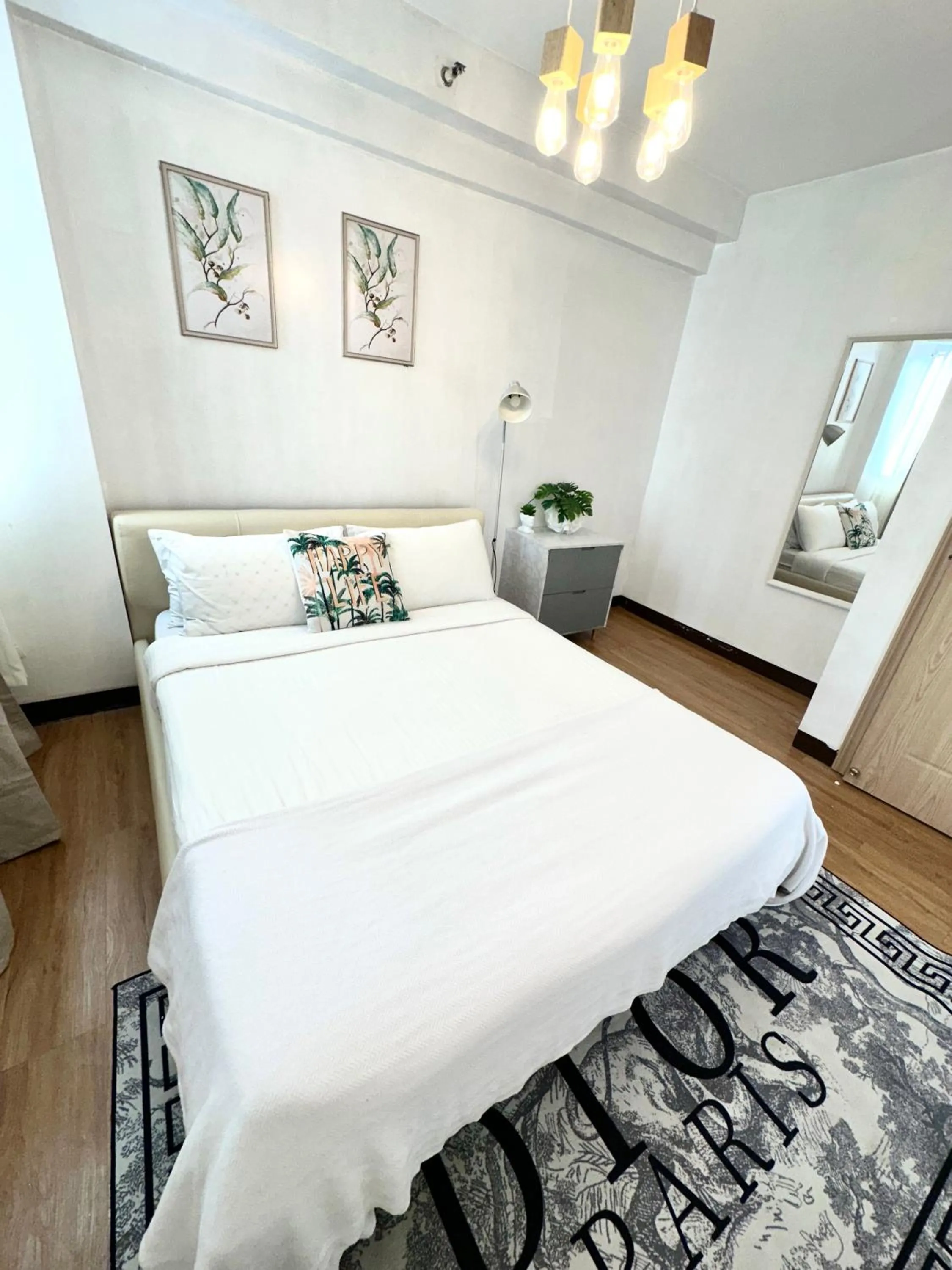 Bed in Lancris Residences 2 Bedroom Entire Apartment near Airport with Pool