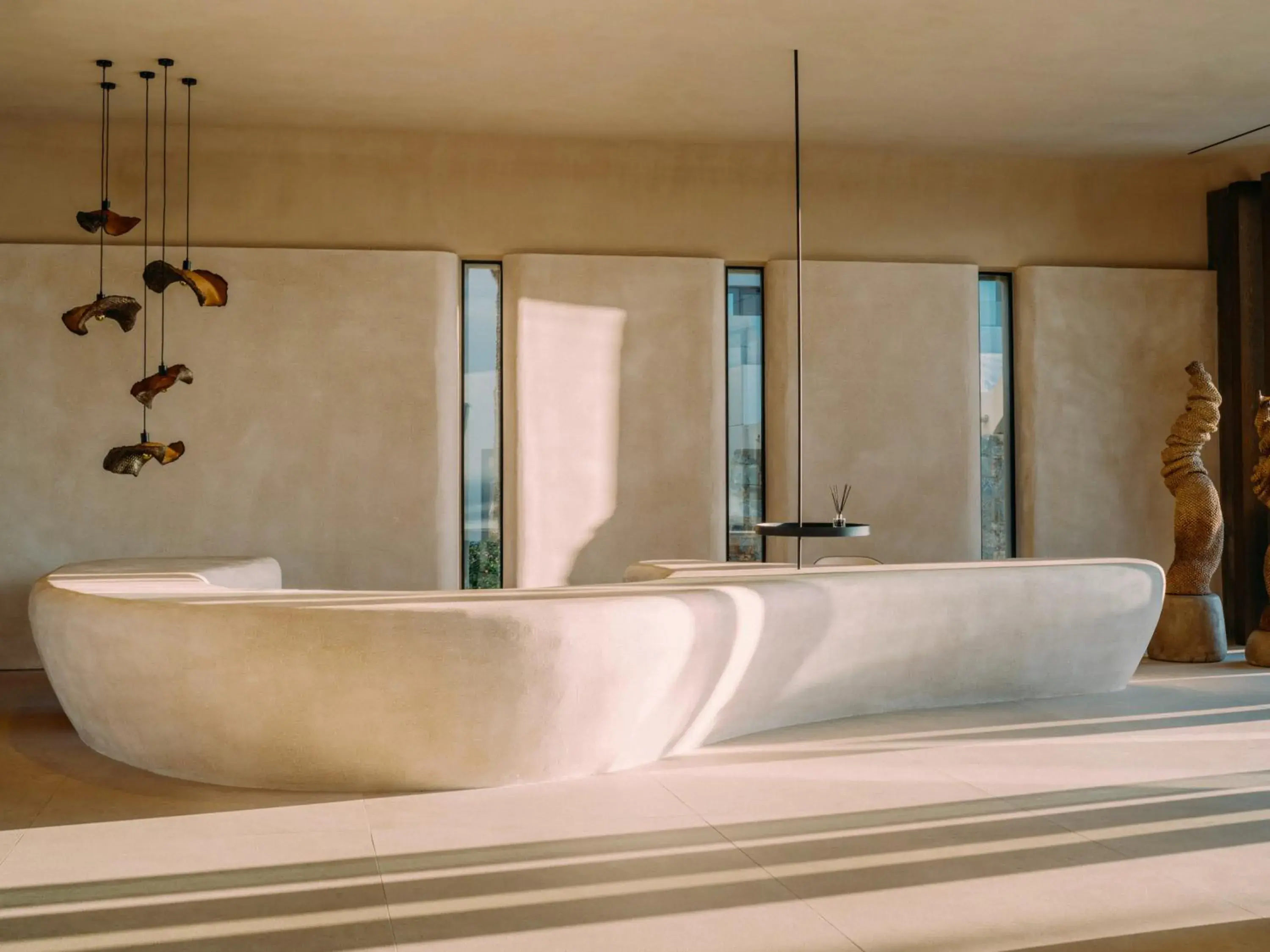 Lobby or reception in Minos Palace Resort - Adults Only Lobby or reception in Minos Palace Resort - Adults Only