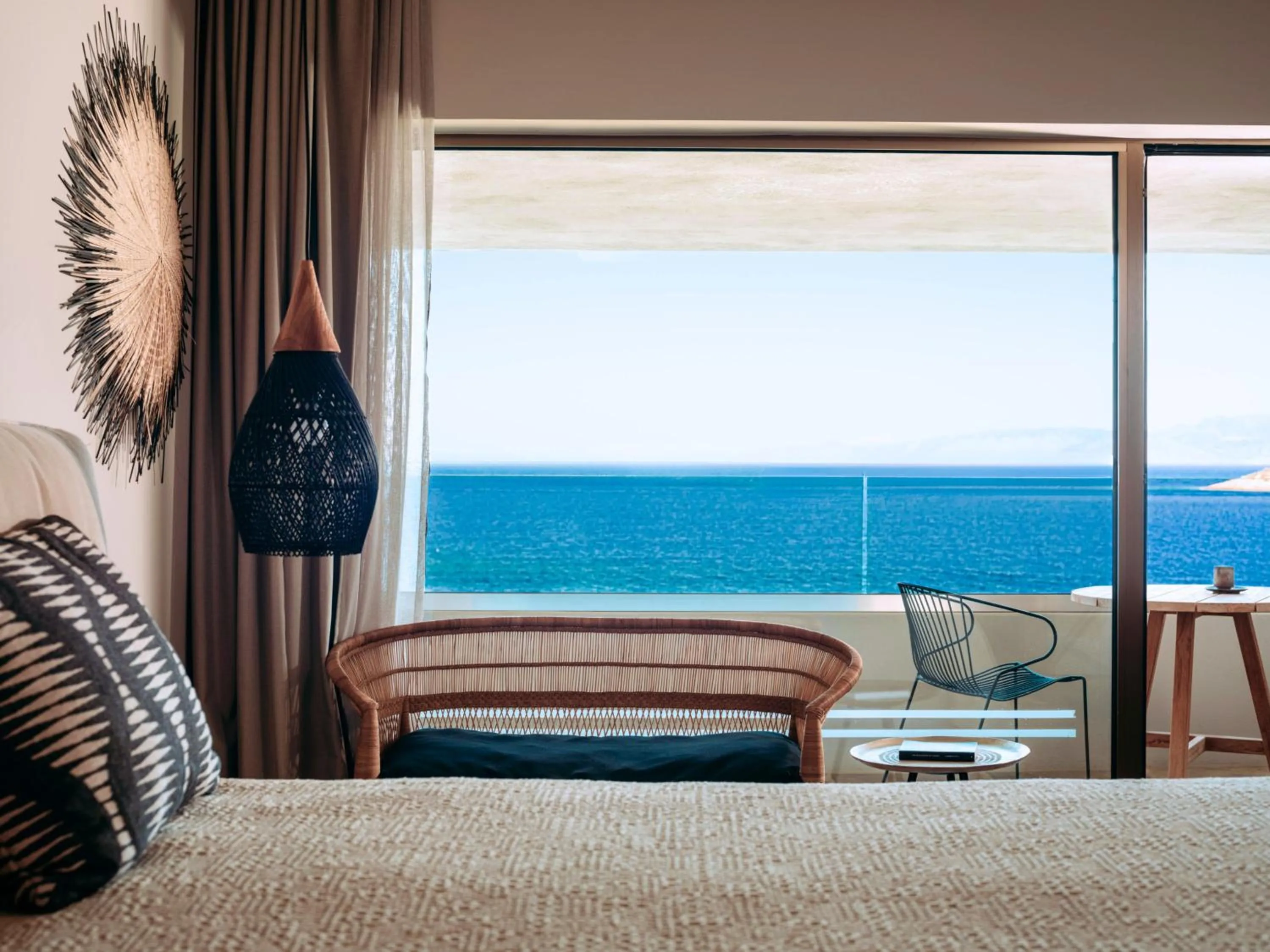 View (from property/room), Bed in Minos Palace Resort - Adults Only