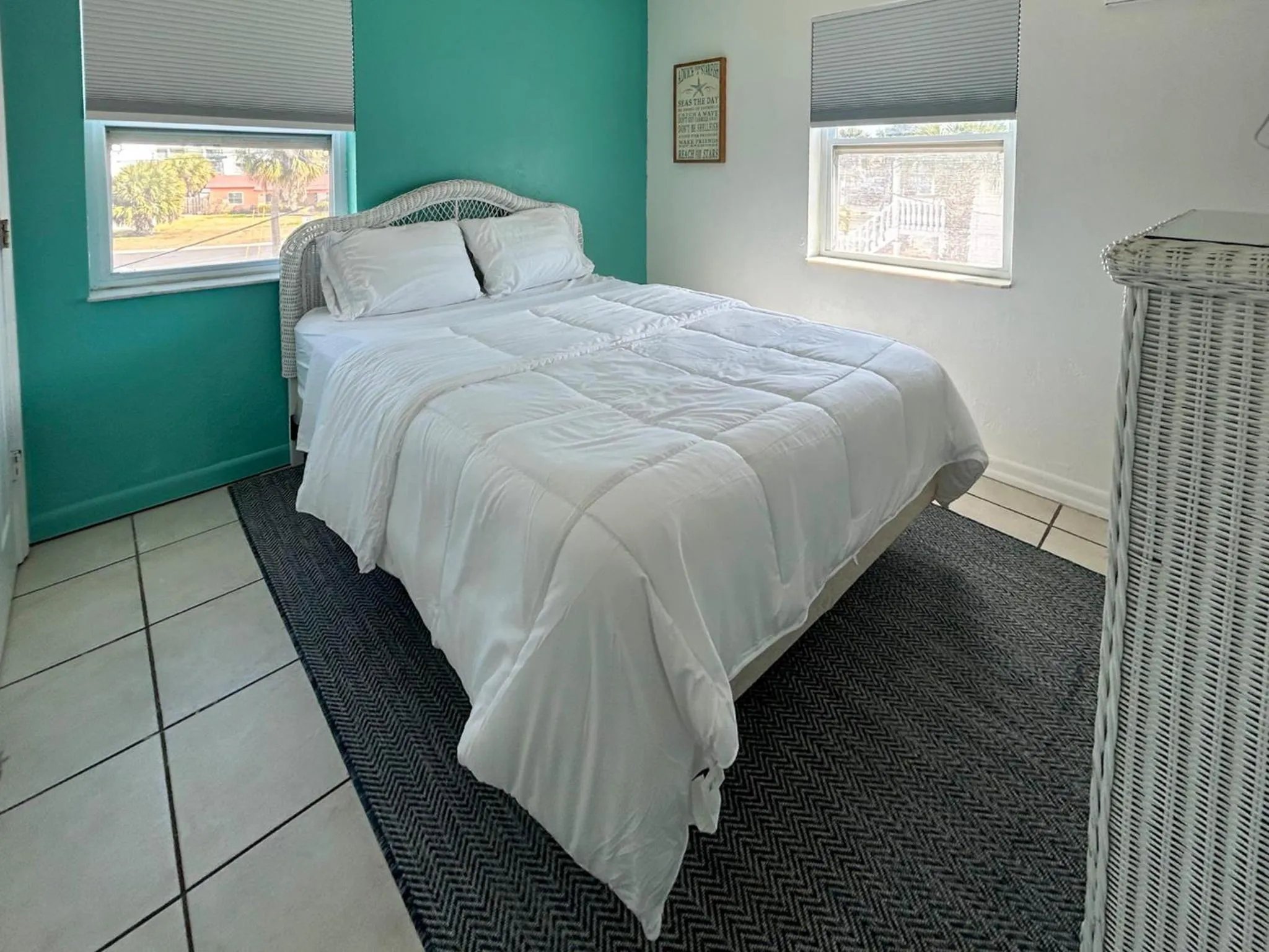 Bed in Oasis Palms Resort