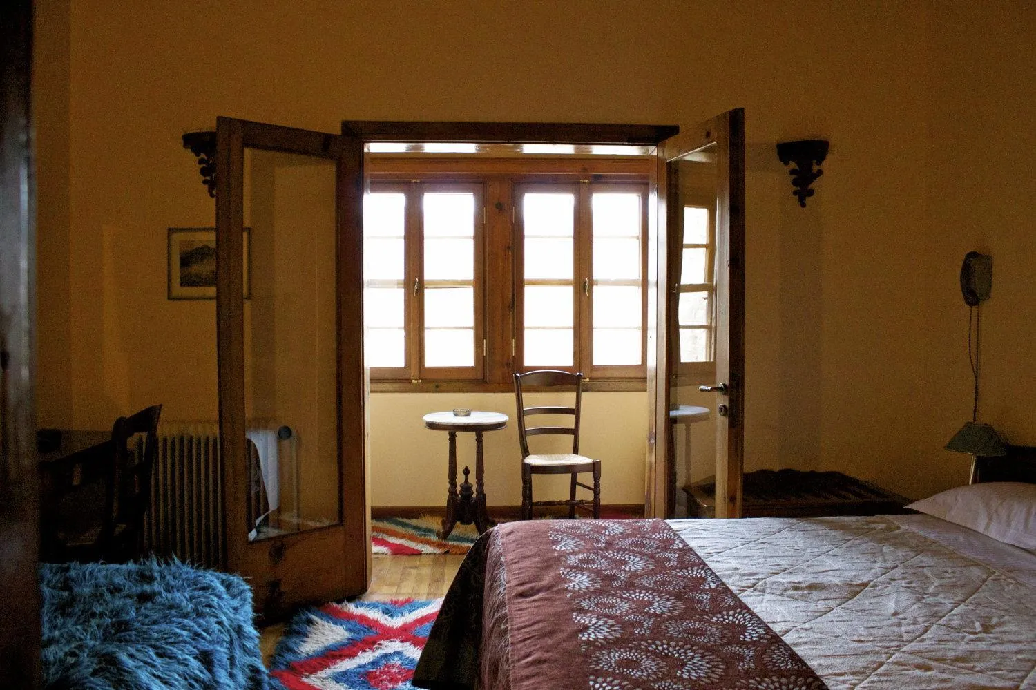 Bed in Hotel Galaxias