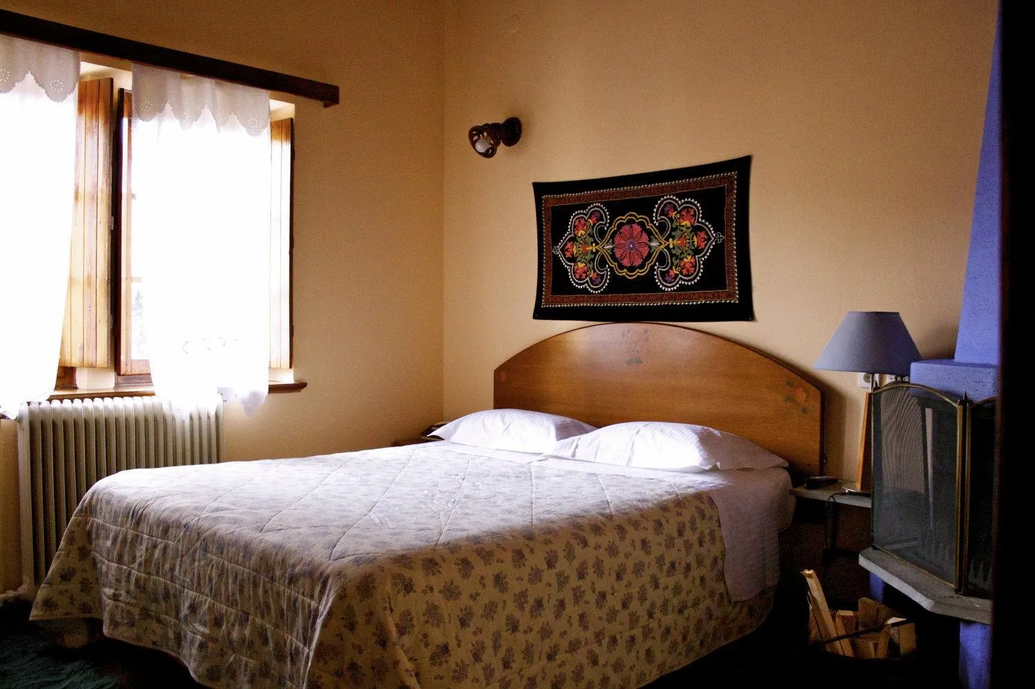 Bed in Hotel Galaxias