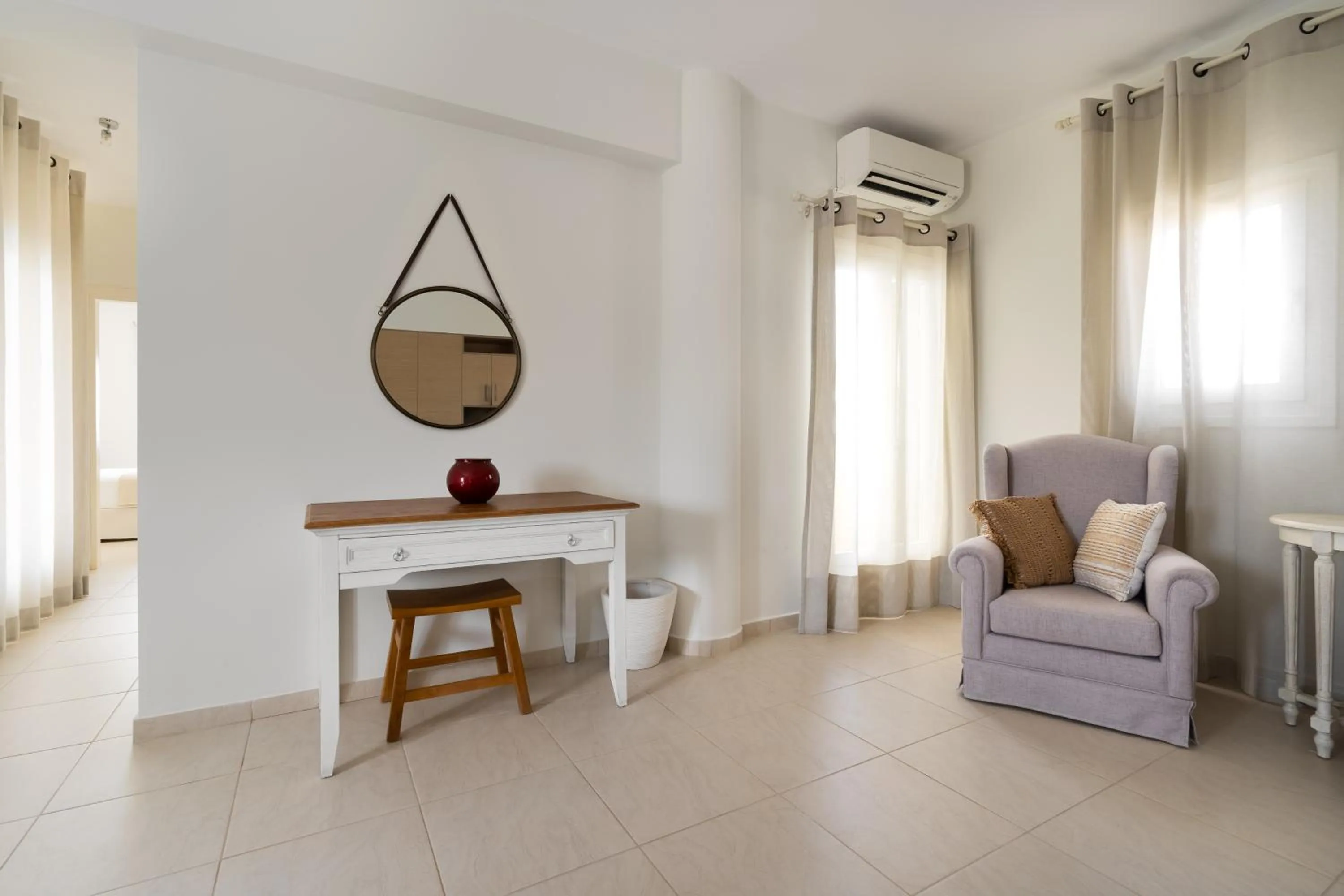 Seating area in Finikas Hotel